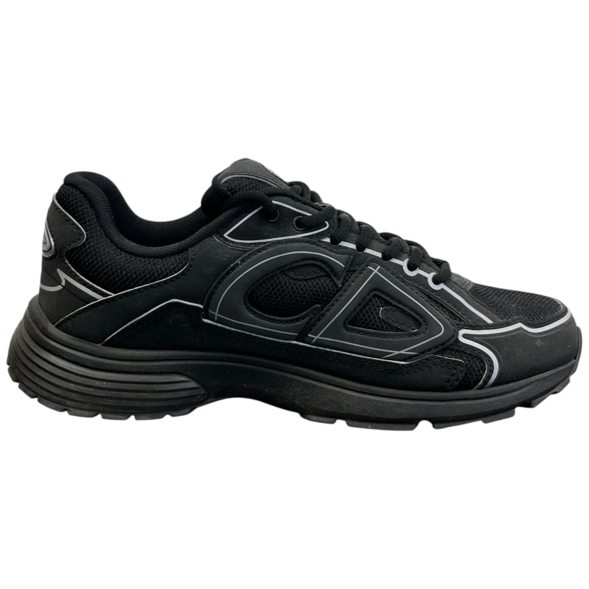 Men's B30 Low Trainers Black Size EU 41 / UK 7 - Image 4