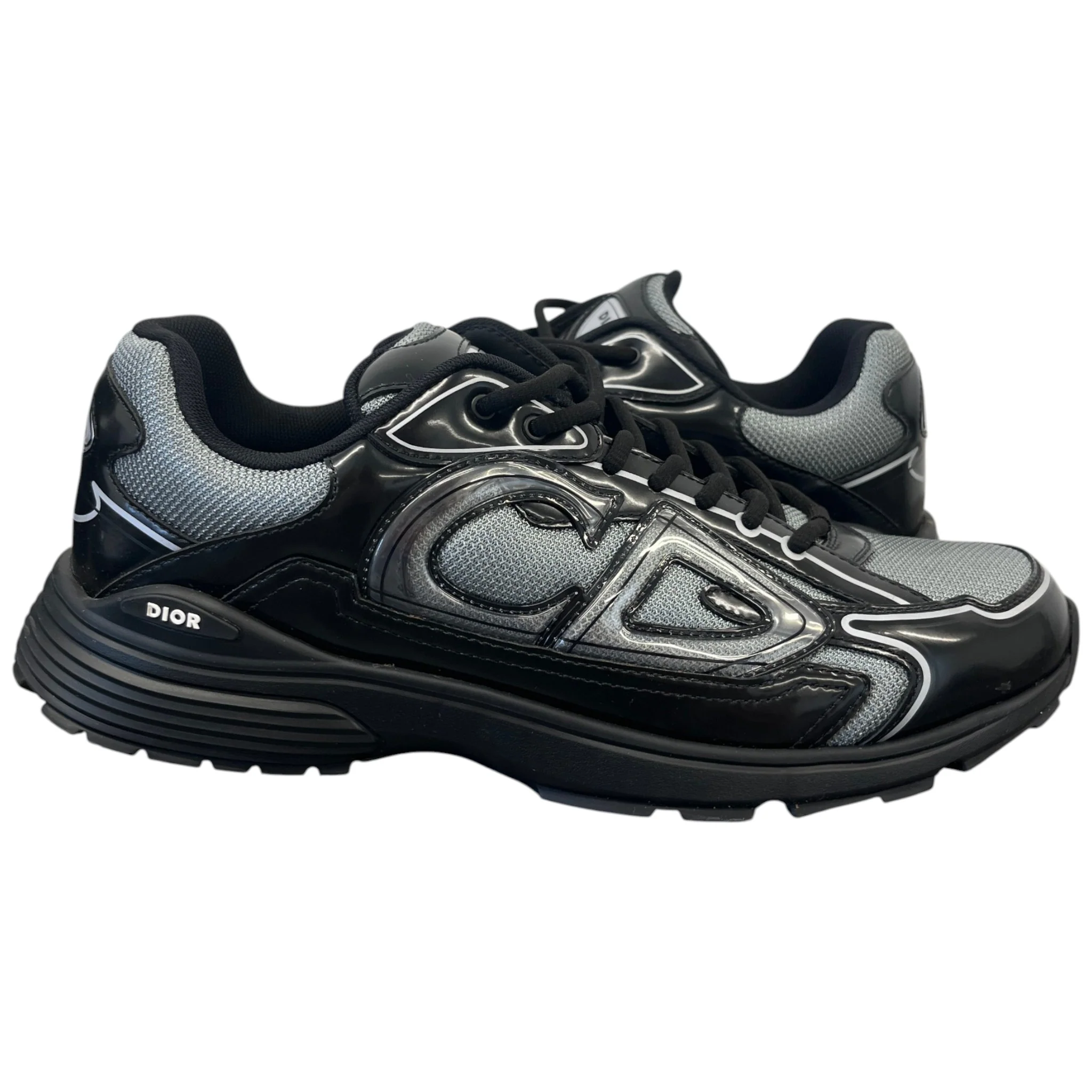 Men's B30 Low Trainers Black Size EU 46 / UK 12 - Image 3