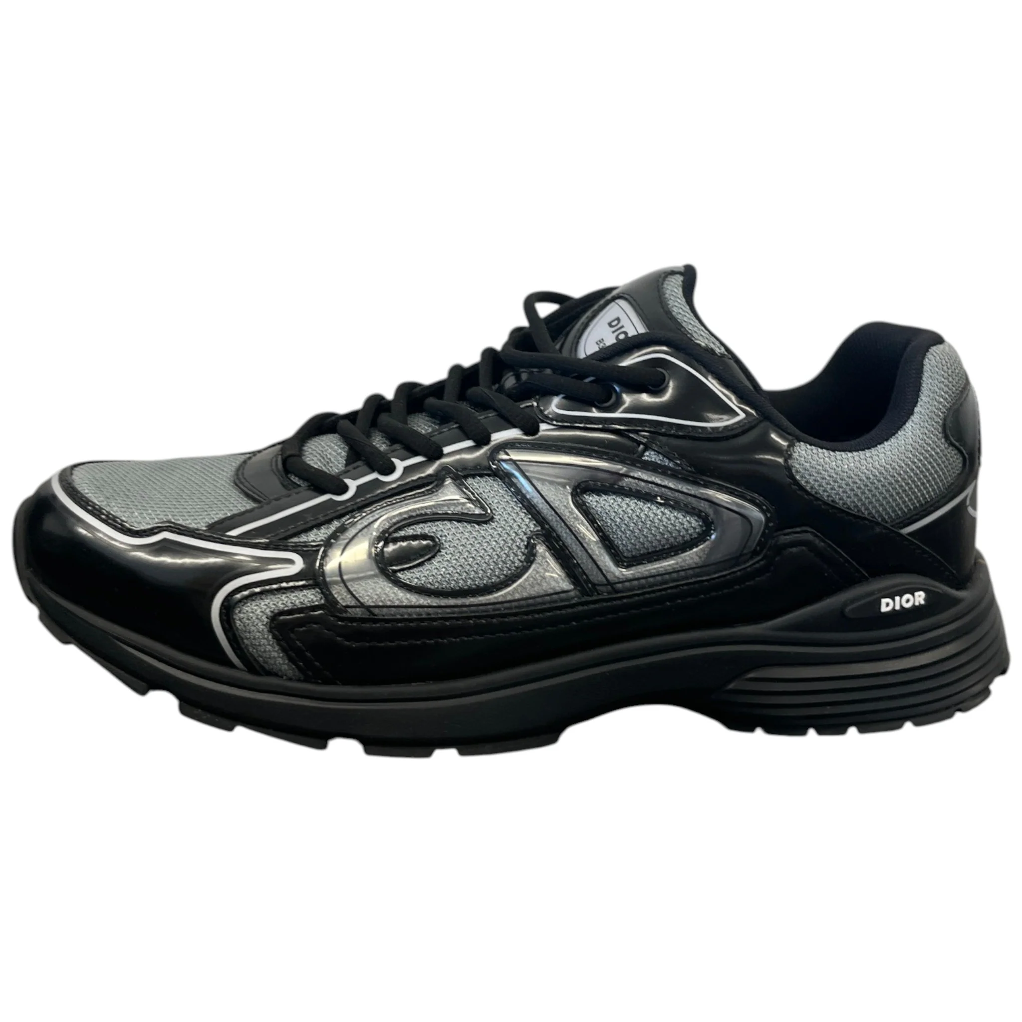 Men's B30 Low Trainers Black Size EU 46 / UK 12 - Image 5