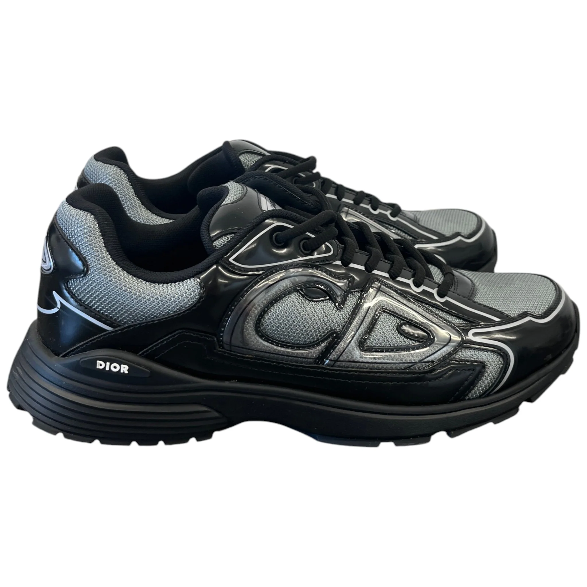 Men's B30 Low Trainers Black Size EU 46 / UK 12 - Image 8