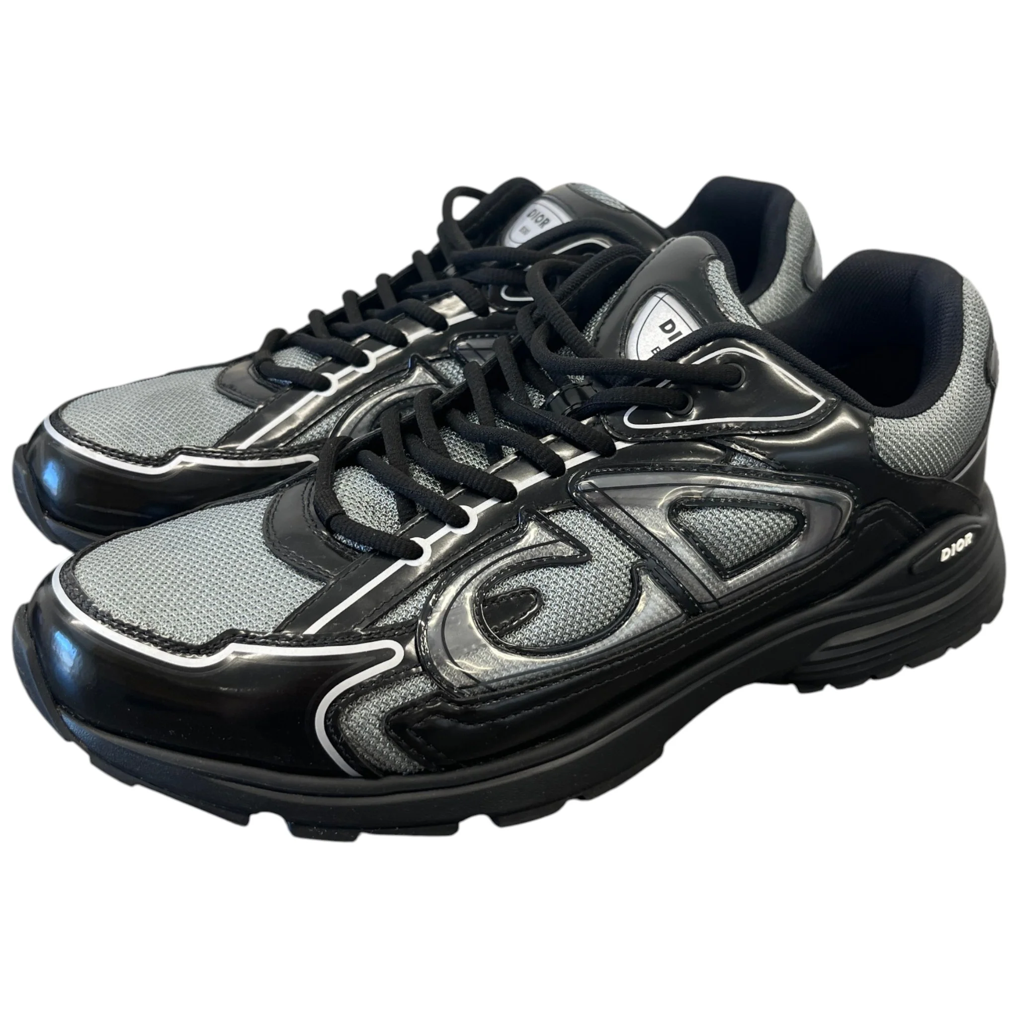 Men's B30 Low Trainers Black Size EU 46 / UK 12 - Image 9