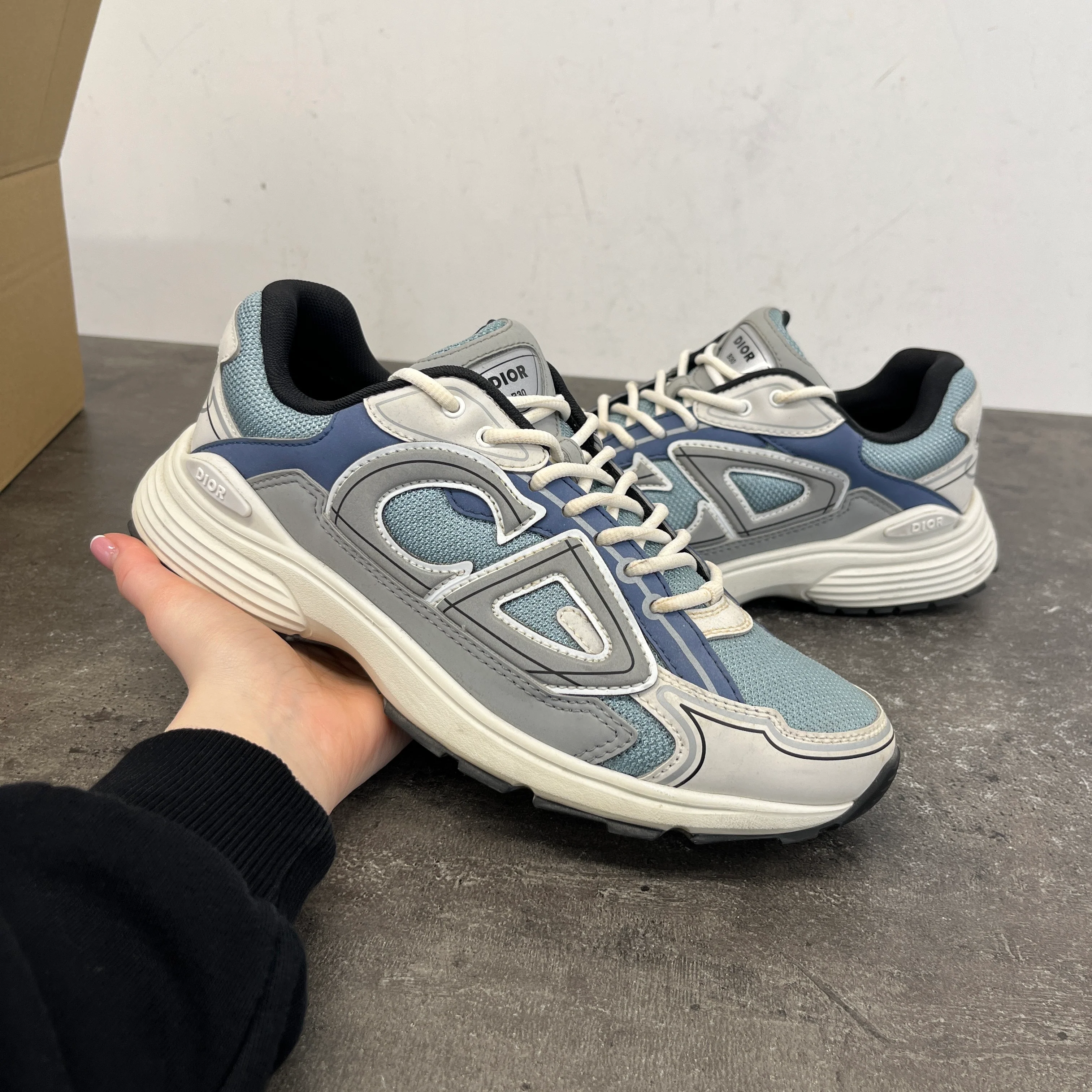 Men's B30 Low Trainers Blue Size EU 41 / UK 7 - Image 13