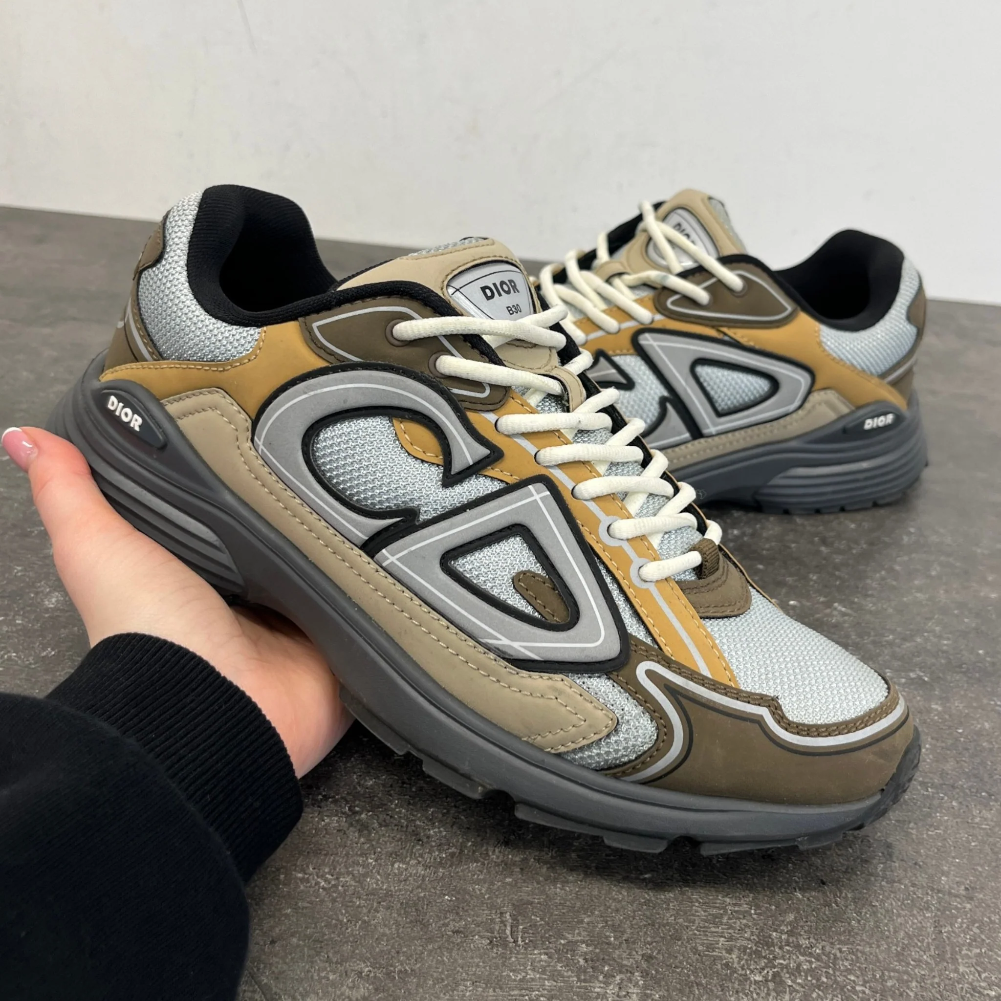 Men's B30 Low Trainers Brown Size EU 41.5 / UK 7.5 - Image 13