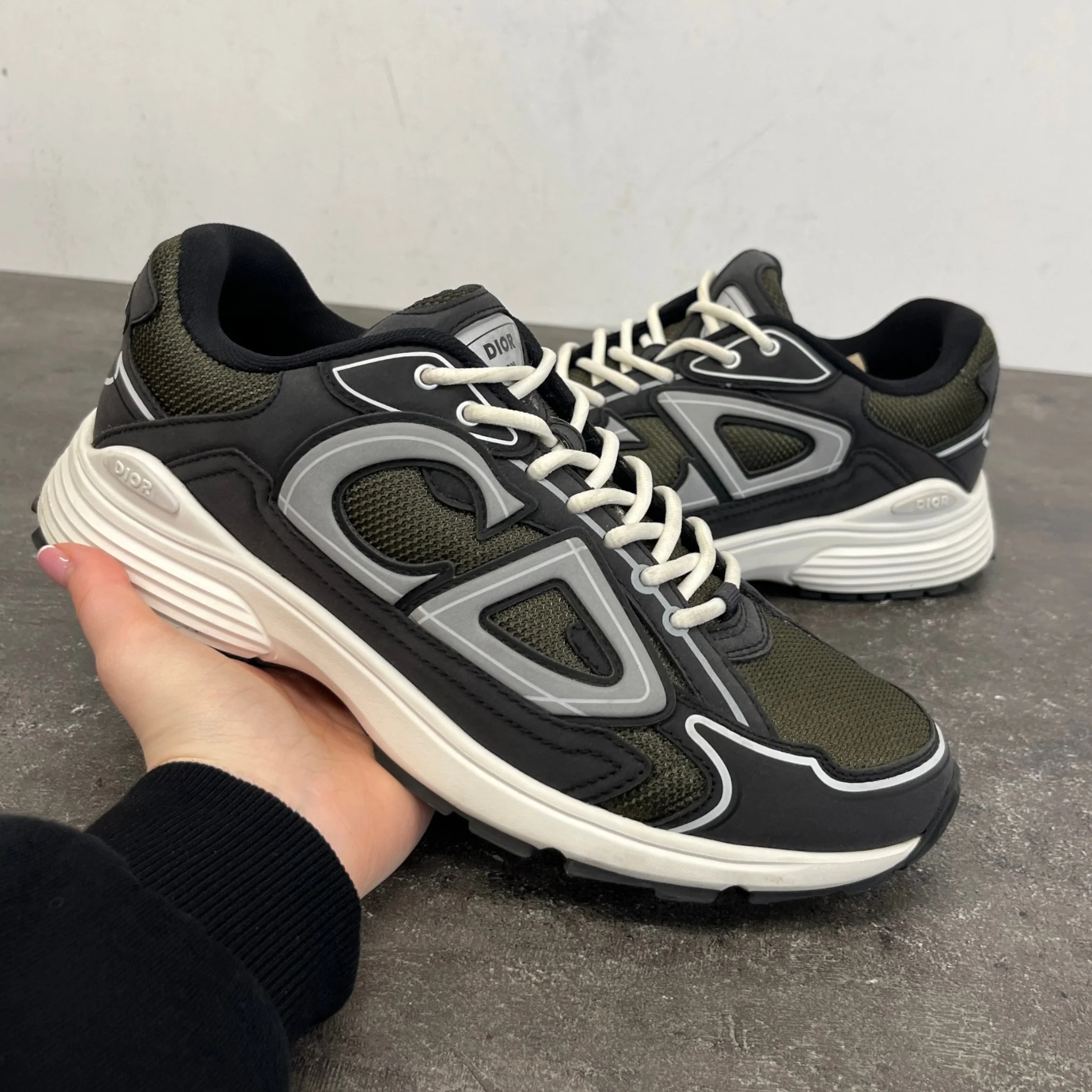Men's B30 Low Trainers Green Size EU 41.5 / UK 7.5 - Image 13
