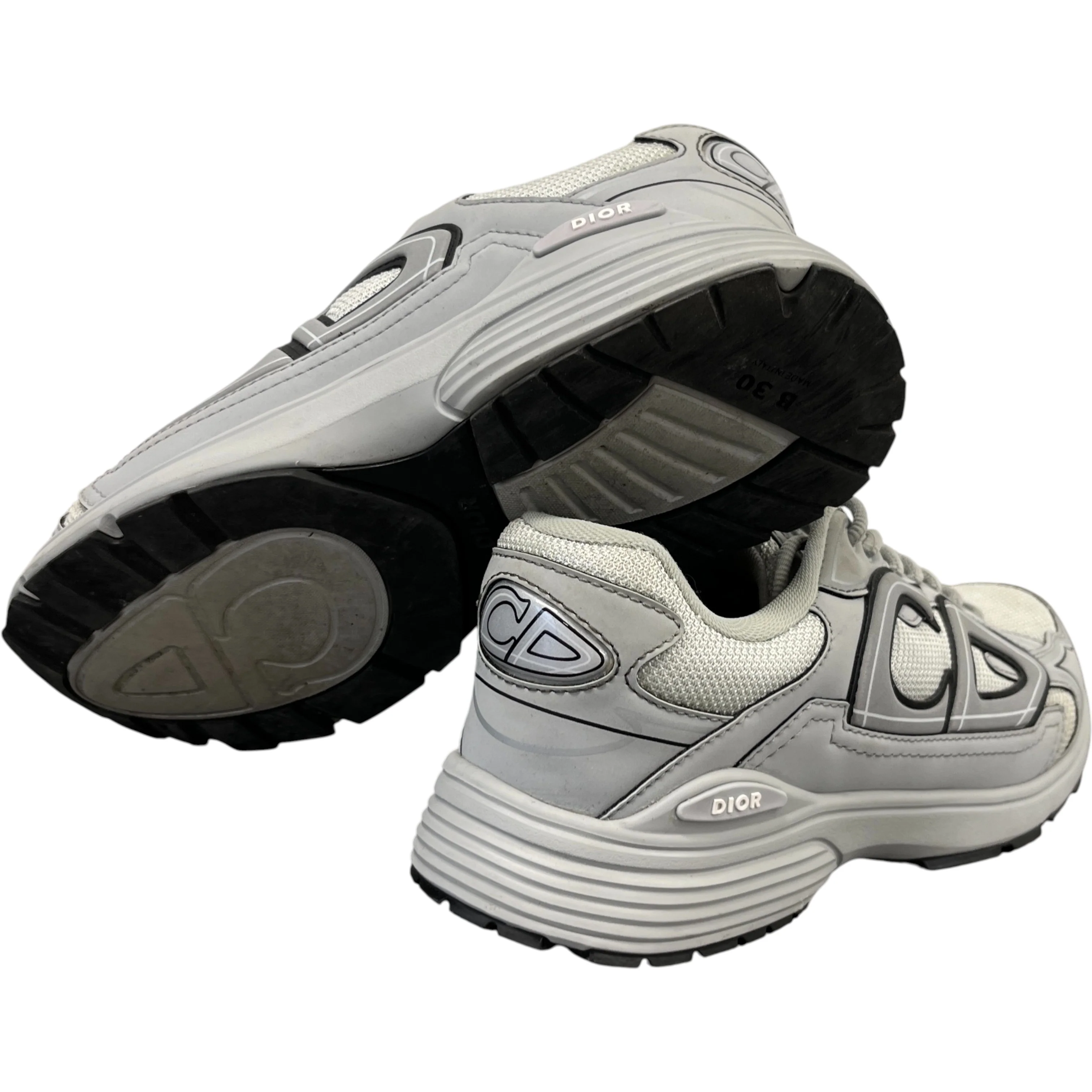 Men's B30 Low Trainers Grey Size EU 41 / UK 7 - Image 10