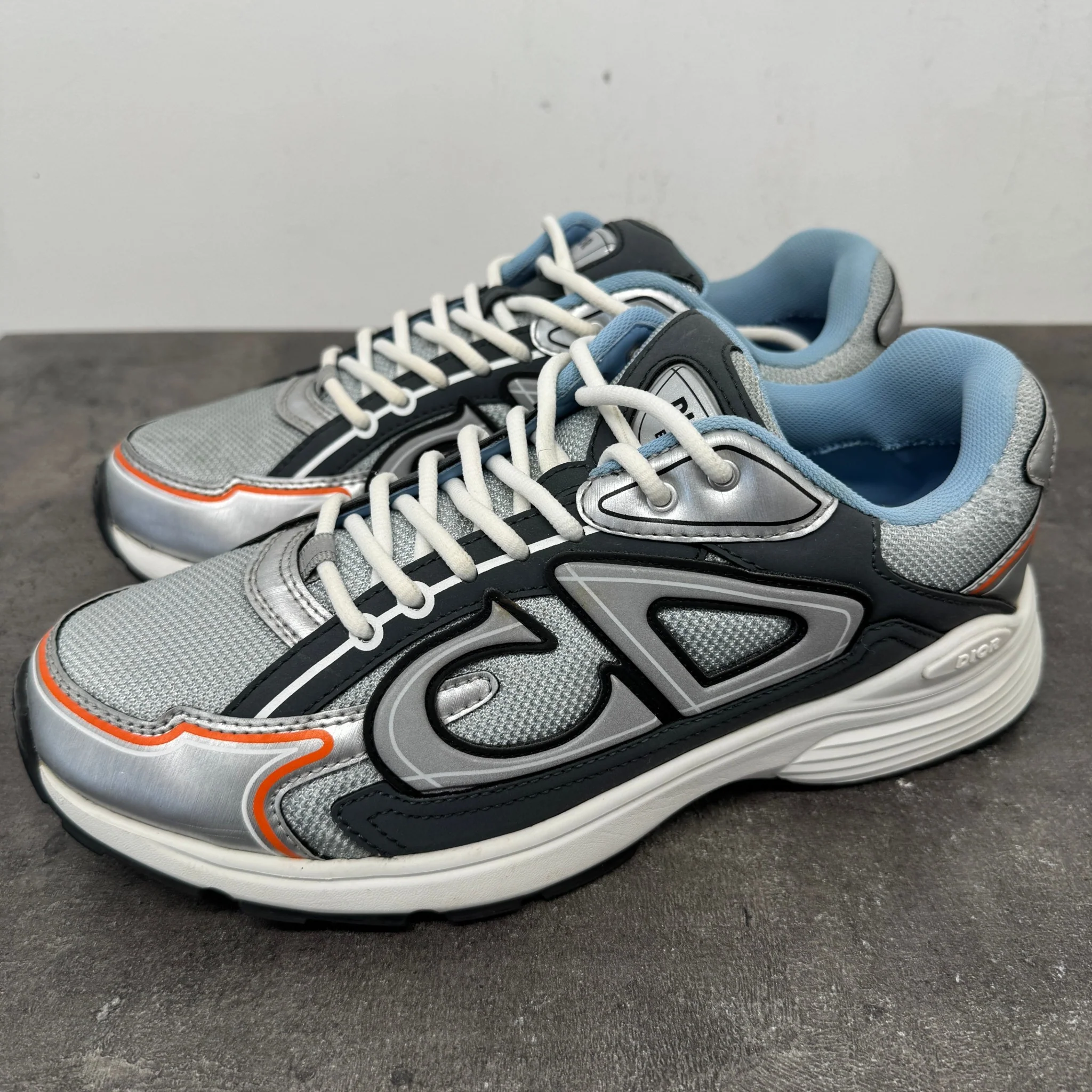 Men's B30 Low Trainers Grey Size EU 41 / UK 7 - Image 10