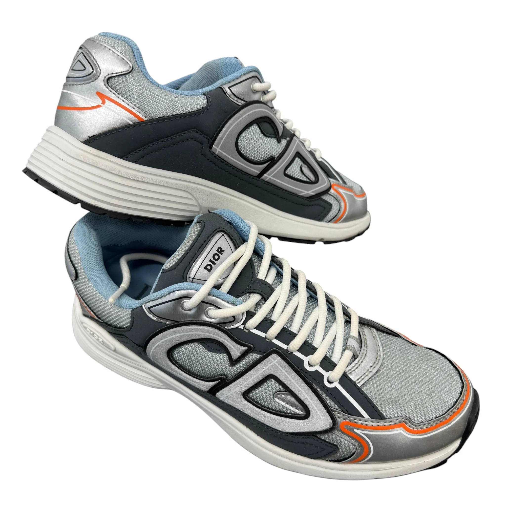 Men's B30 Low Trainers Grey Size EU 41 / UK 7 - Image 8
