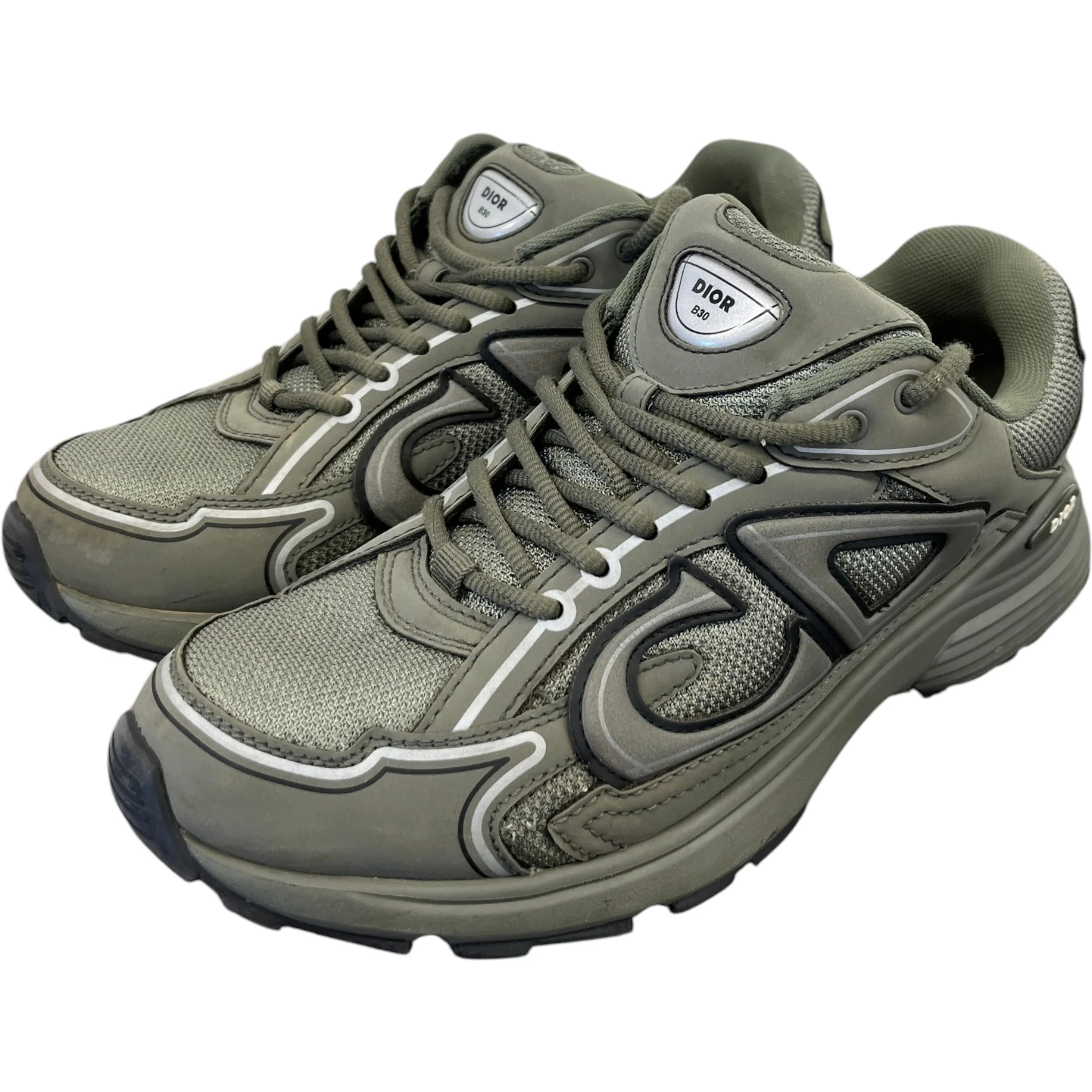 Men's B30 Low Trainers Khaki Size EU 40 / UK 6 - Image 7