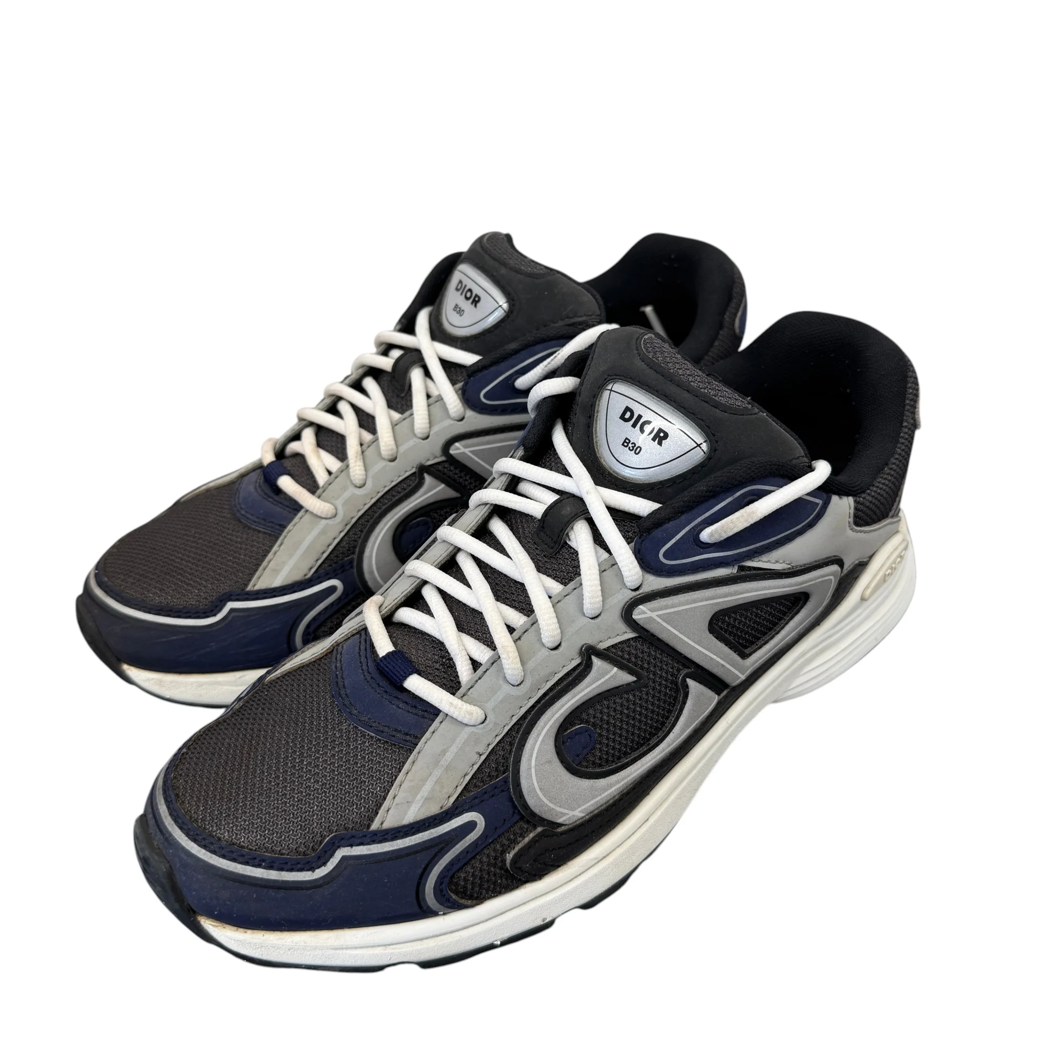 Men's B30 Low Trainers Navy Size EU 43.5 / UK 9.5 - Image 7