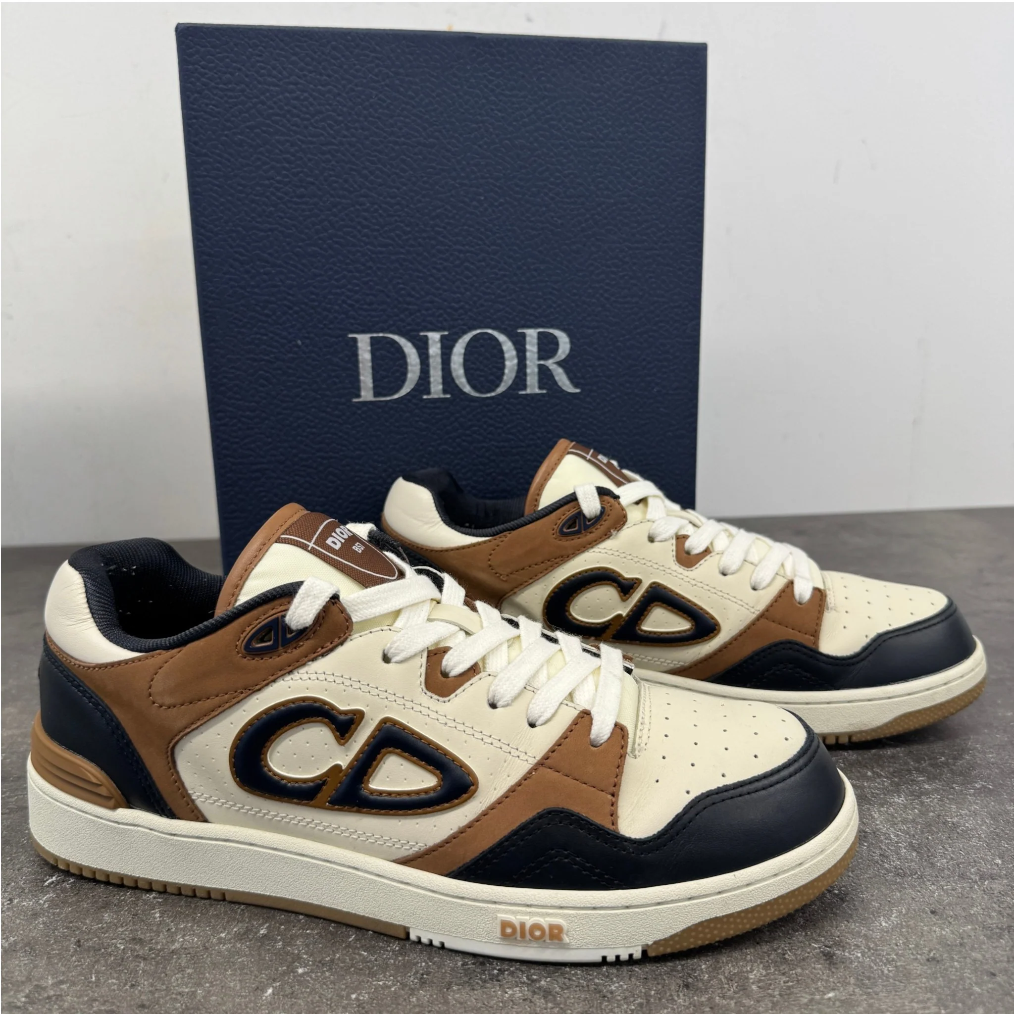 Men's B57 Low Trainers Brown Size EU 41 / UK 7 - Image 10