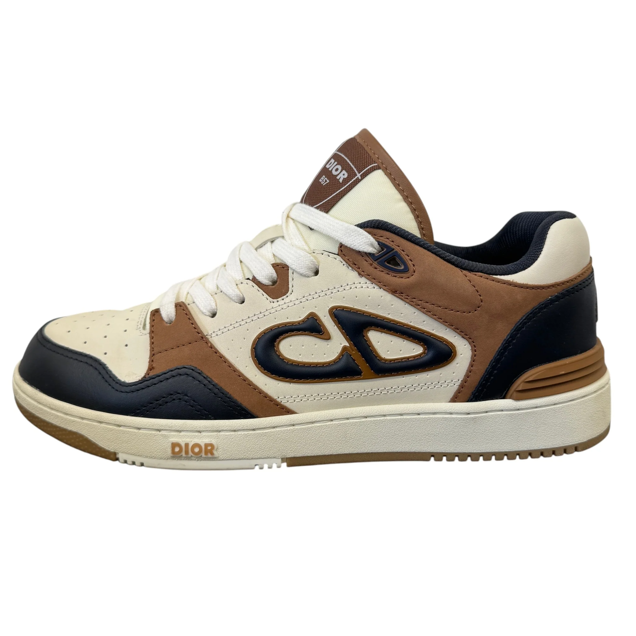 Men's B57 Low Trainers Cream Size EU 42 / UK 8 - Image 4