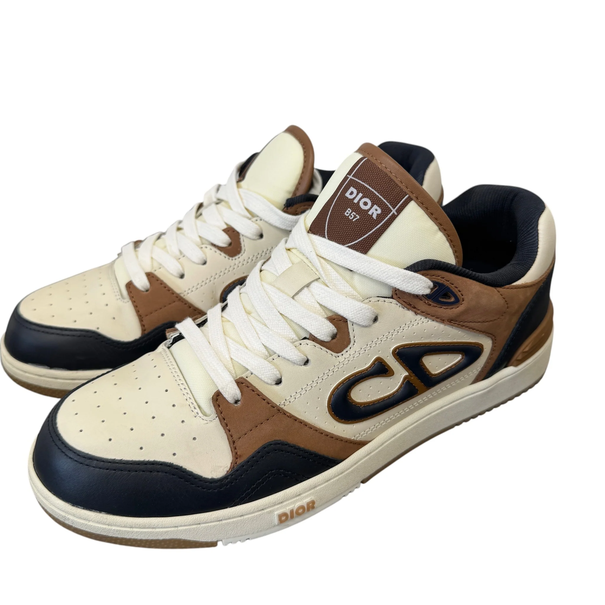 Men's B57 Low Trainers Cream Size EU 42 / UK 8 - Image 7