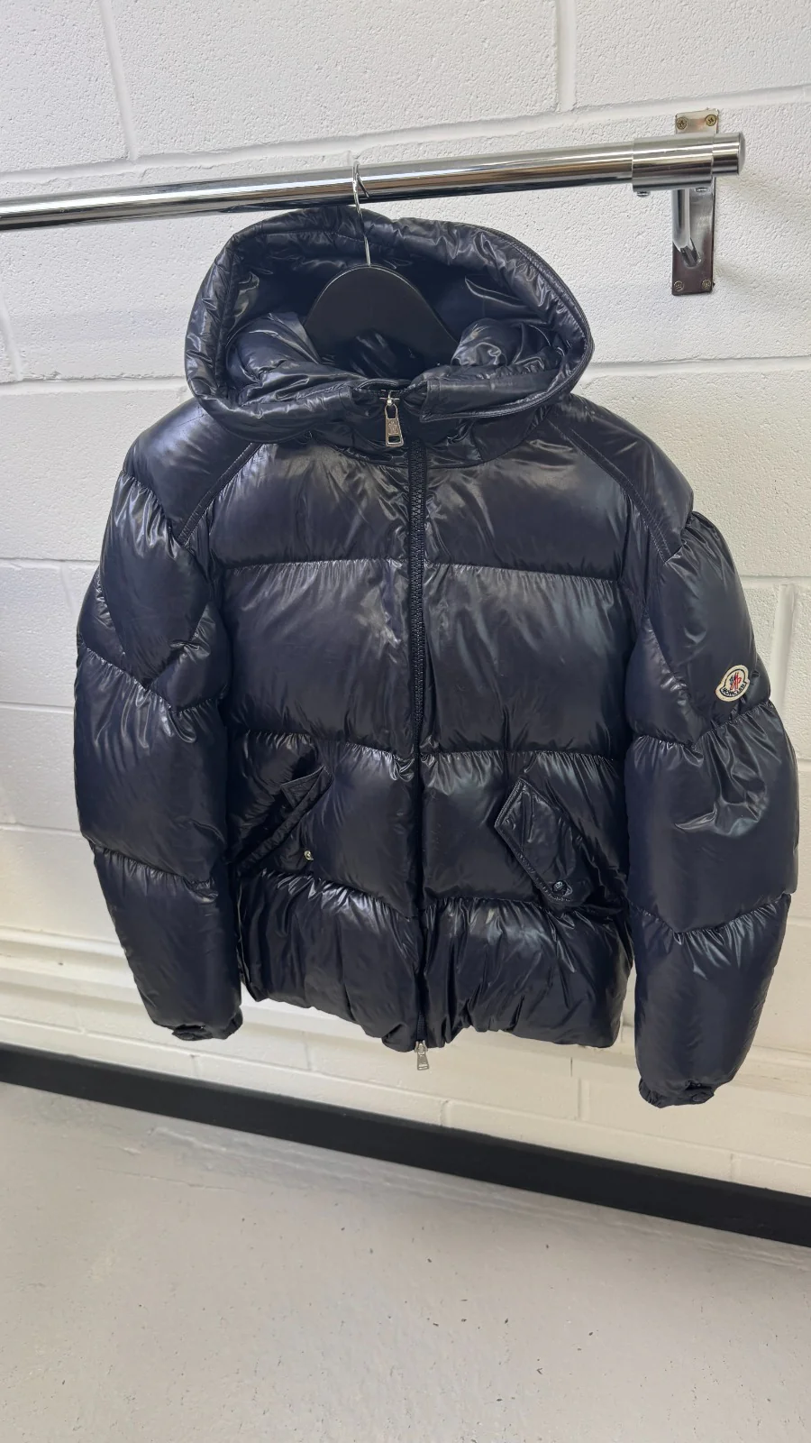 Men's Baise Down Jacket Navy Size 2 / M - Image 12