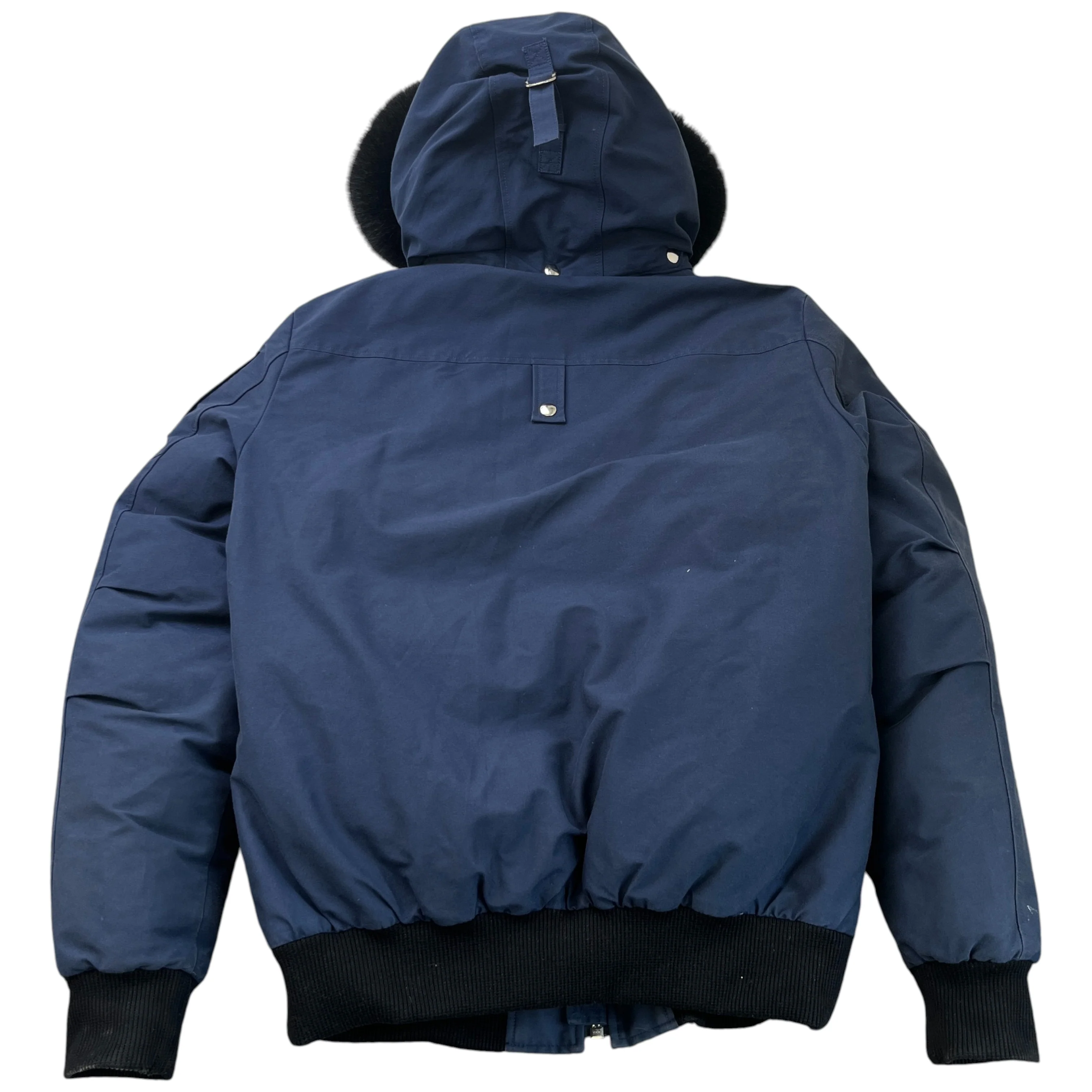 Men's Ballistic Bomber Down Jacket Navy Size XL - Image 2