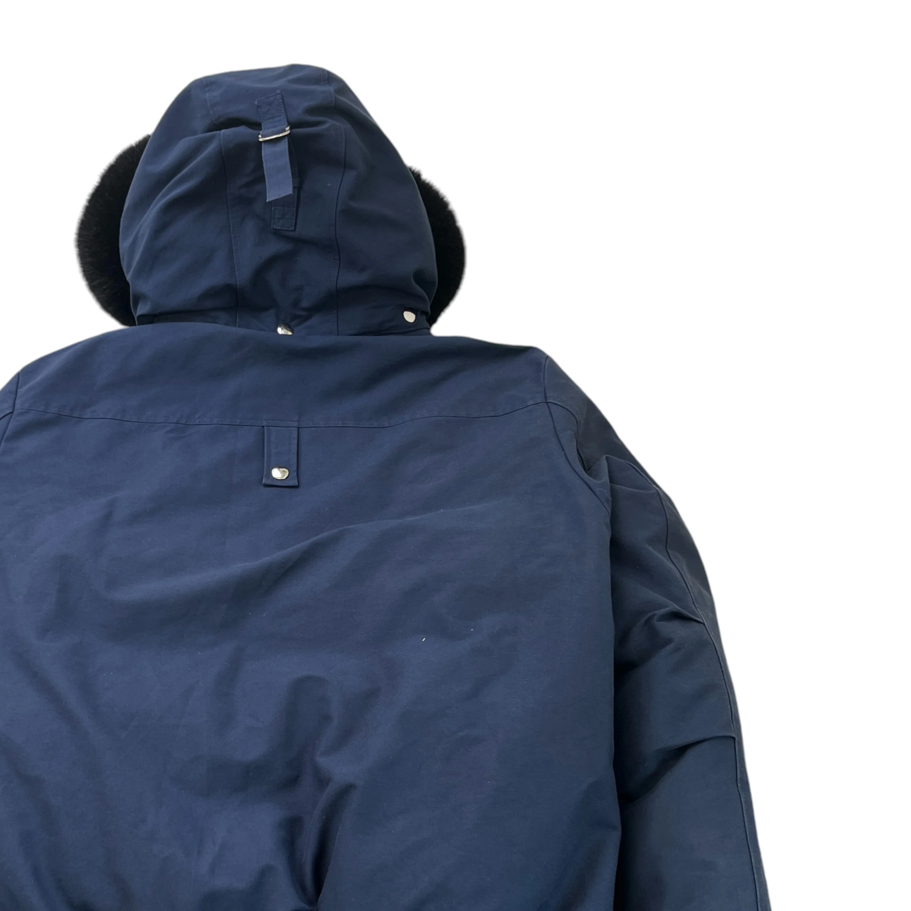 Men's Ballistic Bomber Down Jacket Navy Size XL - Image 4
