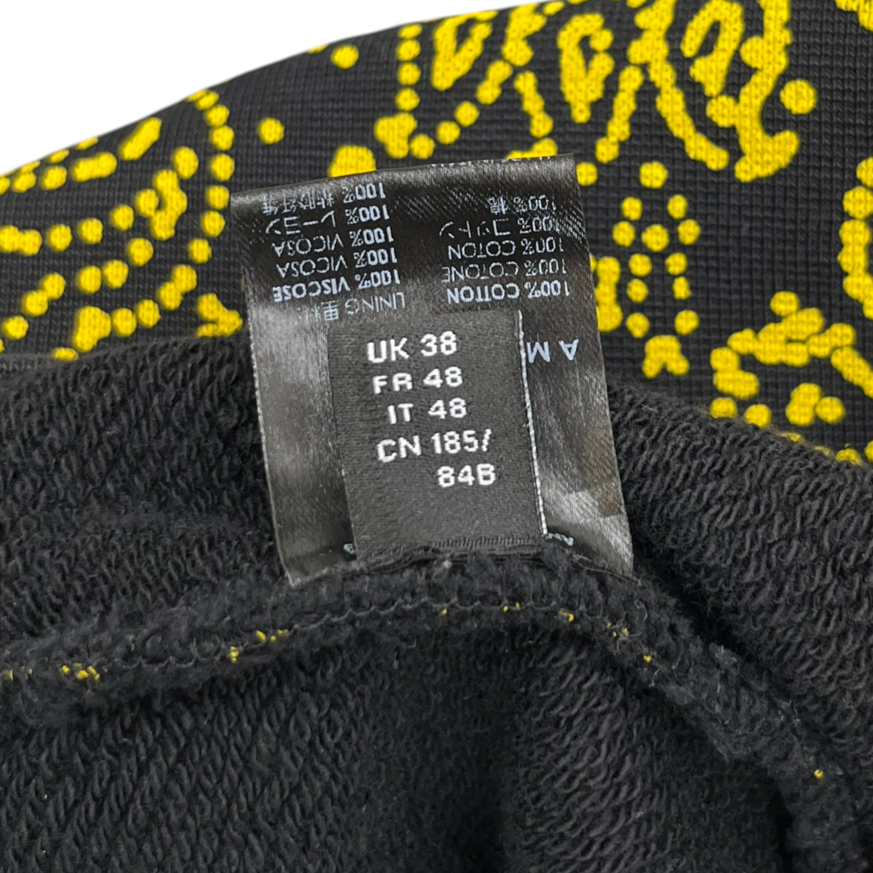 Men's Bandana Bleach Hoodie Black Size M - Image 7
