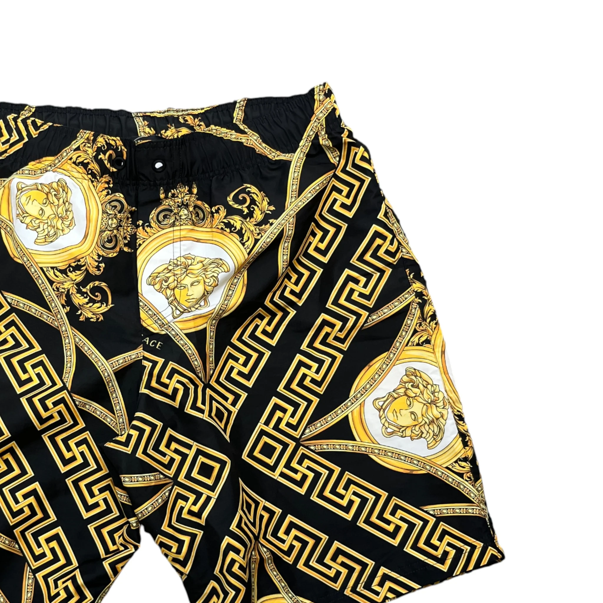 Men's Barocco Swim Shorts Black Size XS - Image 3