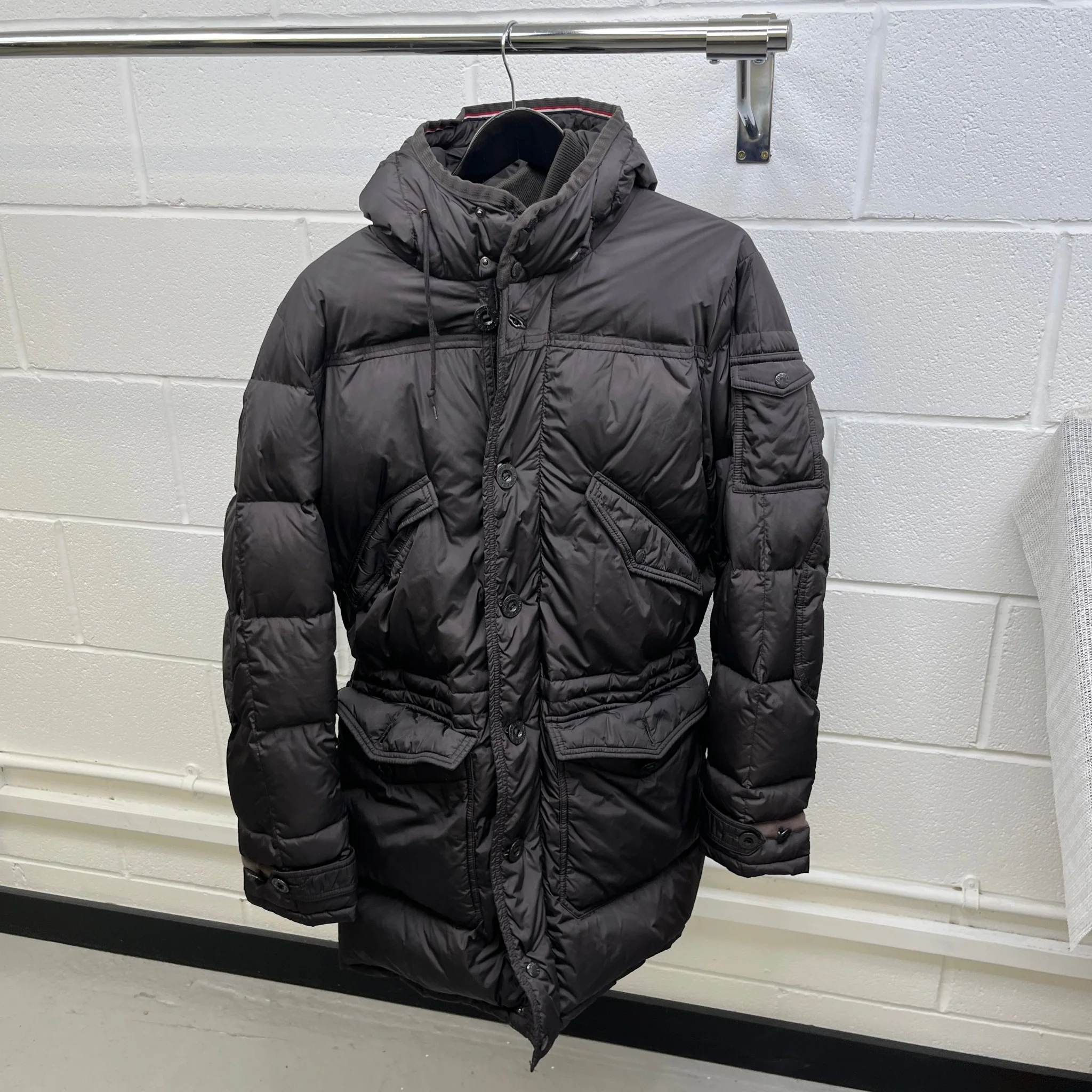 Men's Bastien Down Jacket Charcoal Size 4 / XL - Image 10