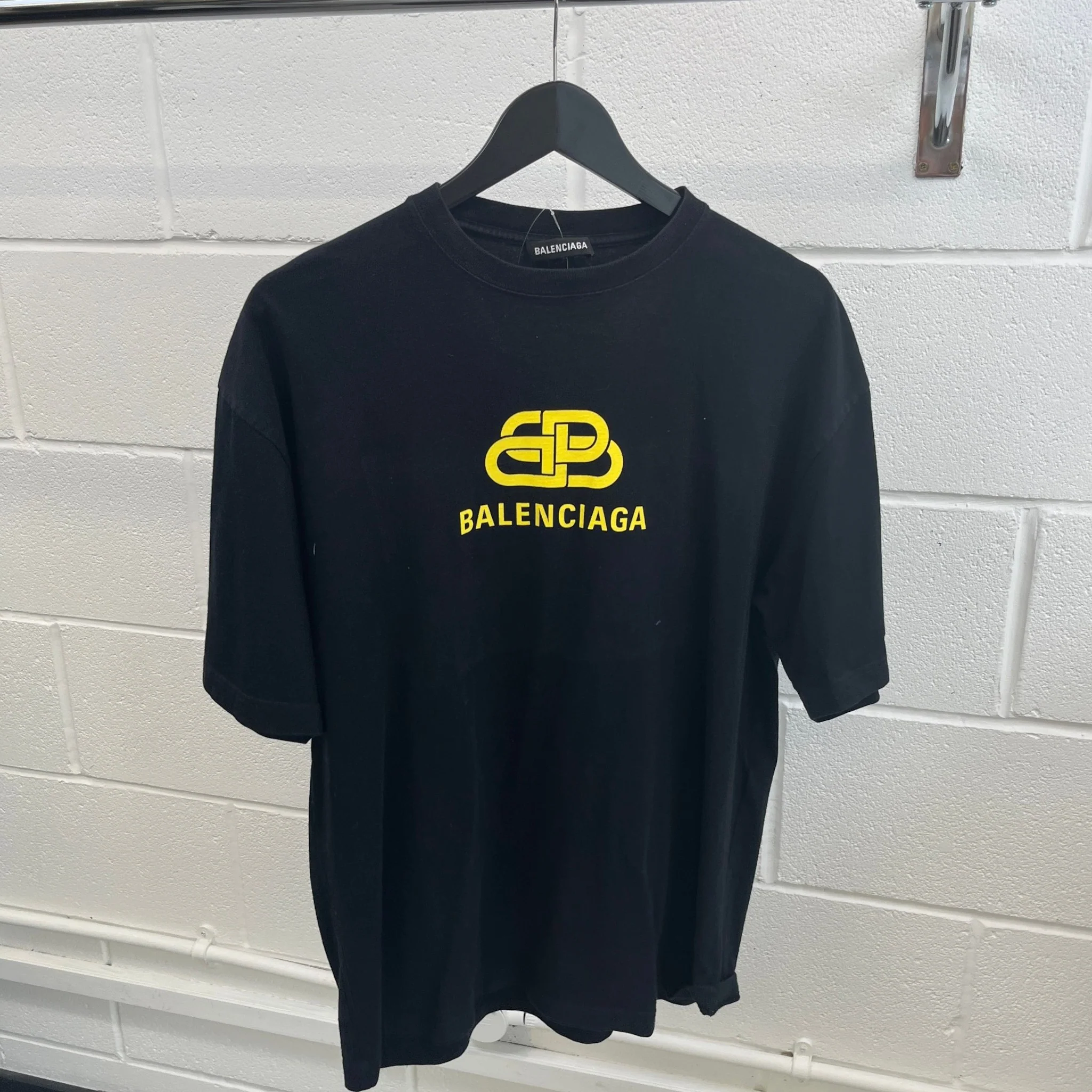 Men's Bb Logo T-Shirt Black Size XS - Image 8