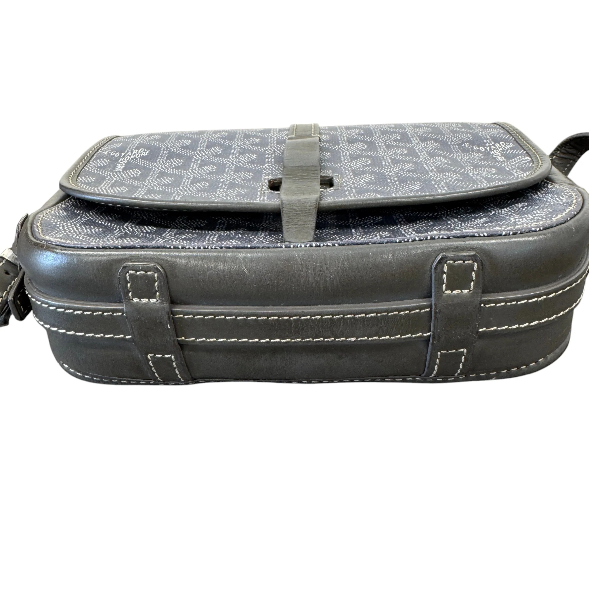 Men's Belvedere Pm Messenger Bag Grey - Image 6