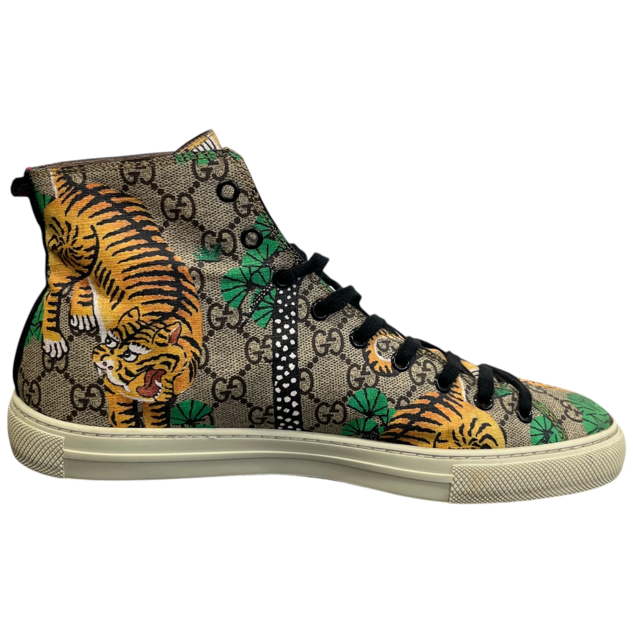 Men's Bengal High Trainers Beige Size EU 43.5 / UK 9.5 - Image 4
