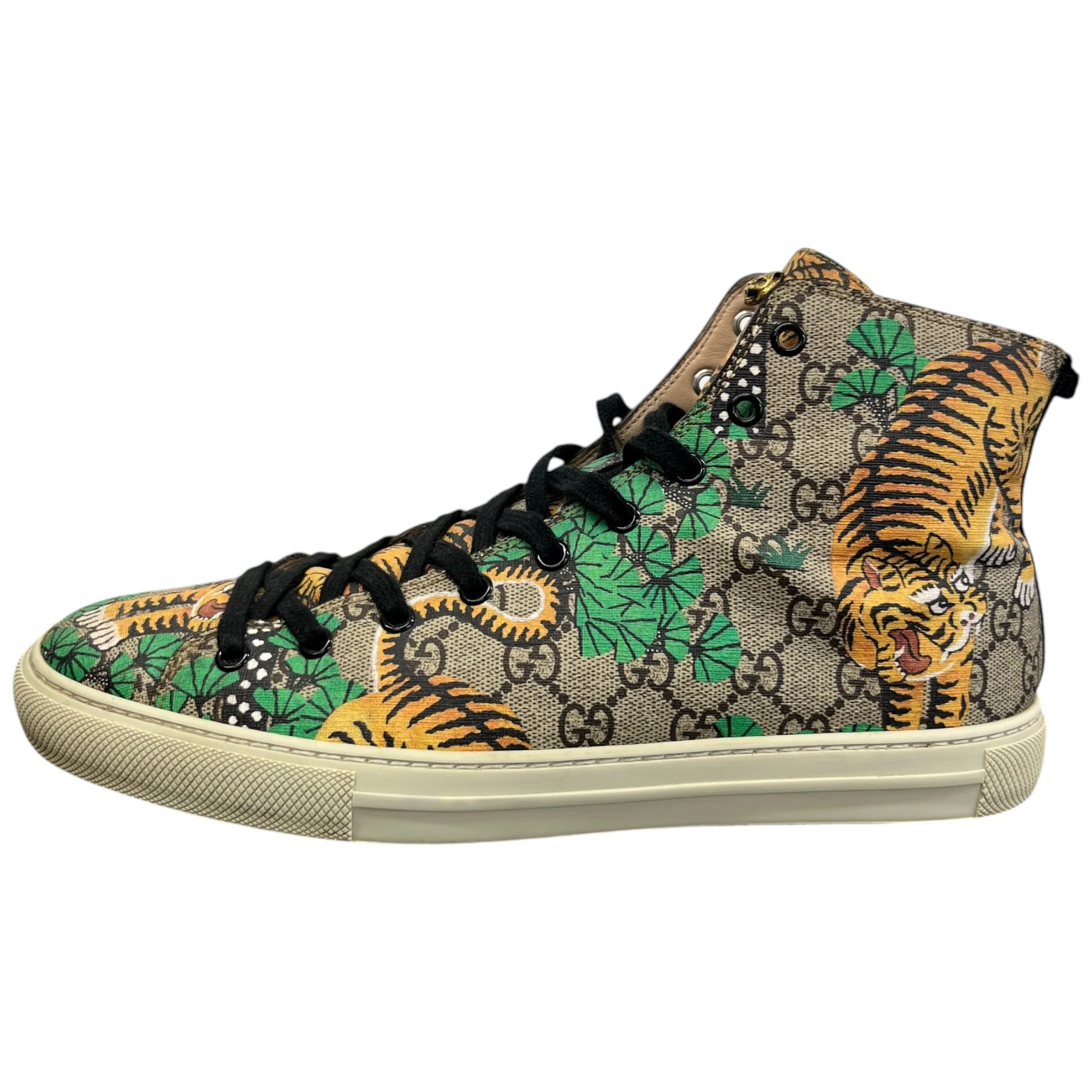 Men's Bengal High Trainers Beige Size EU 43.5 / UK 9.5 - Image 5