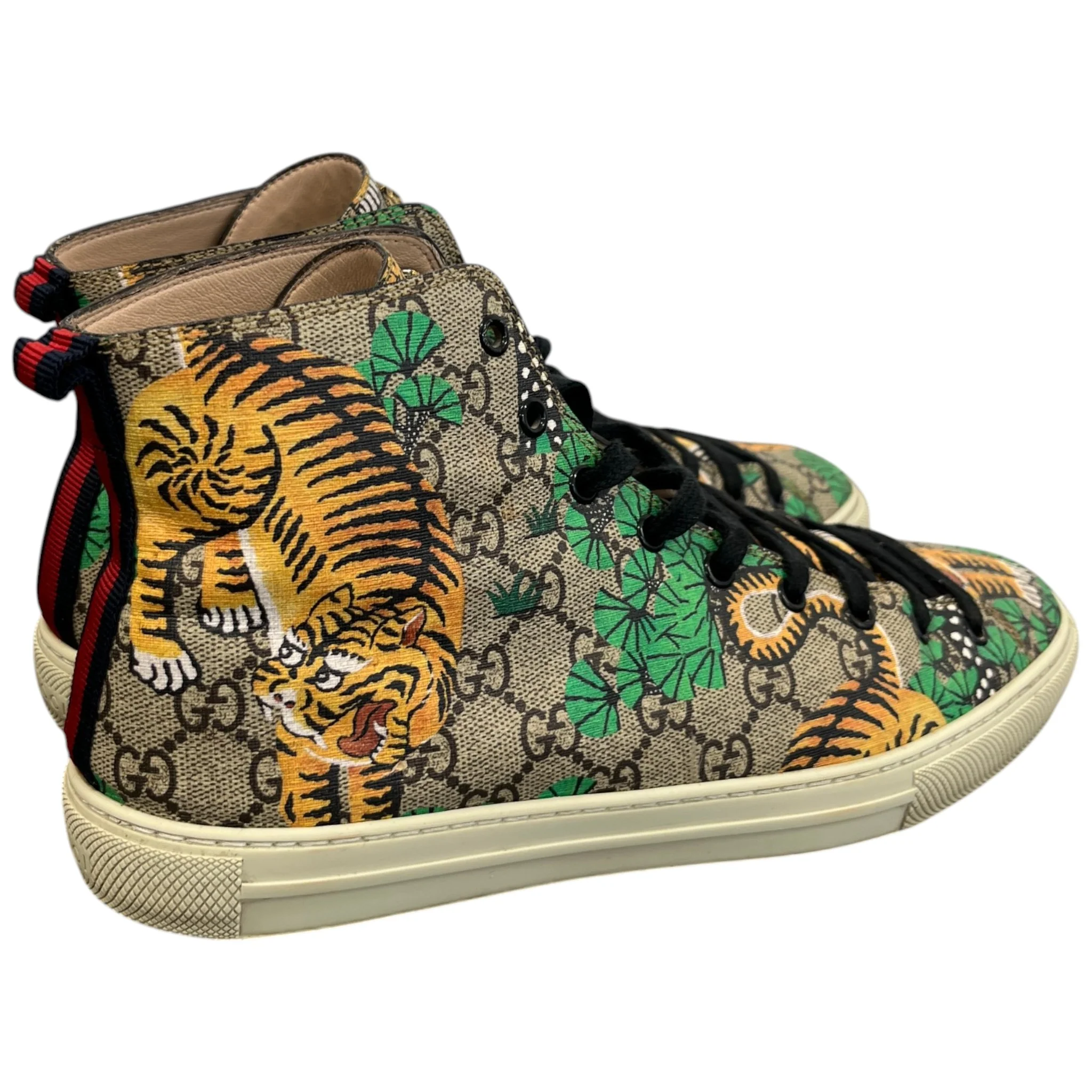 Men's Bengal High Trainers Beige Size EU 43.5 / UK 9.5 - Image 8
