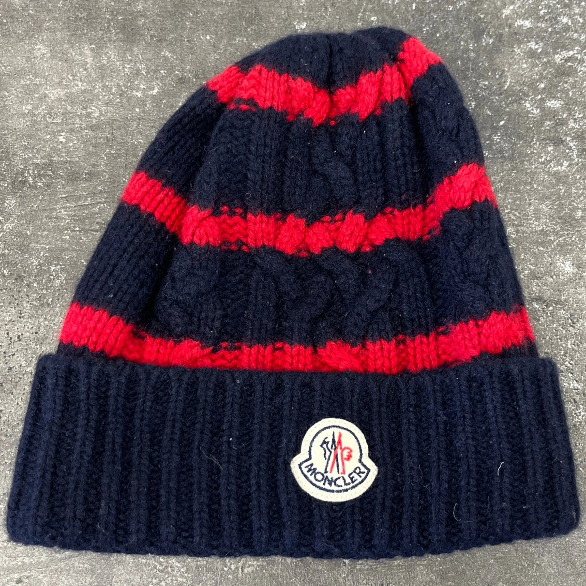 Men's Berretto Beanie Hat Navy - Image 9