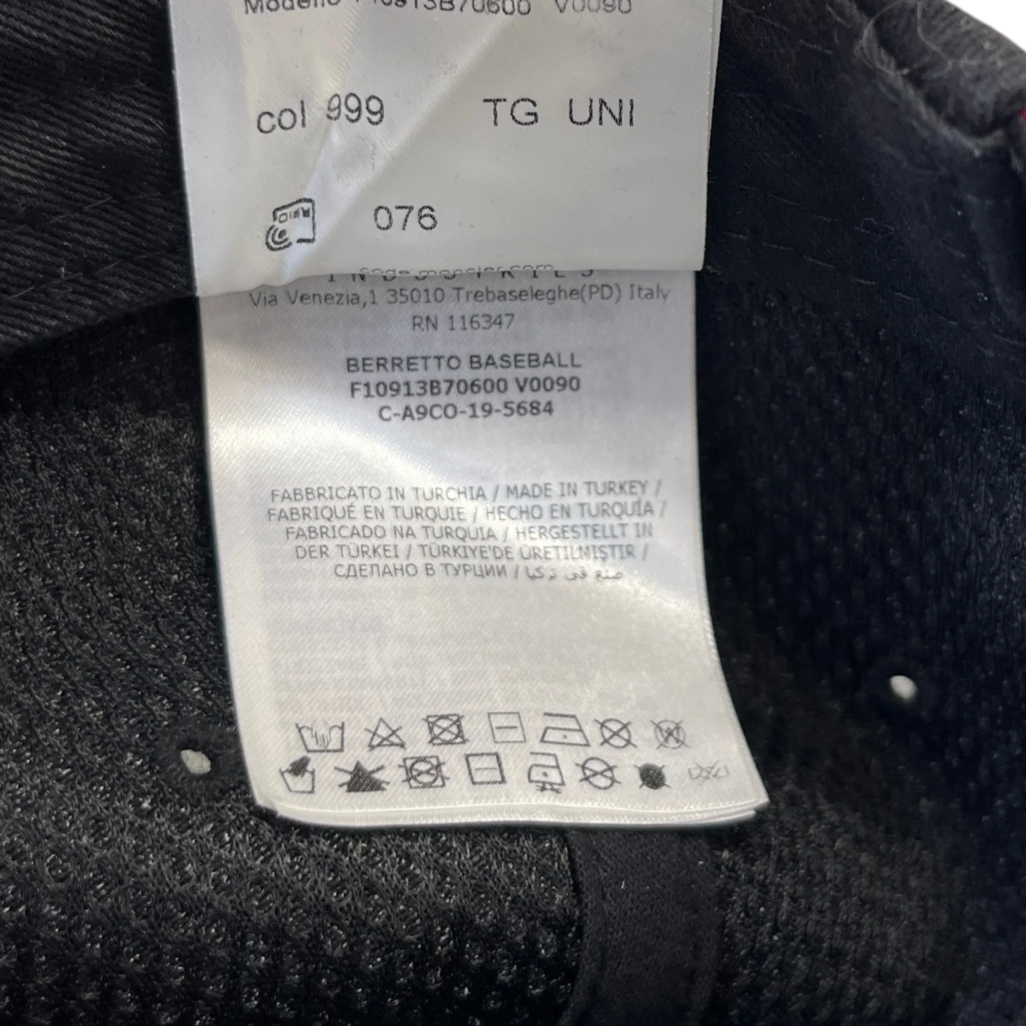 Men's Berretto Cap Black - Image 7