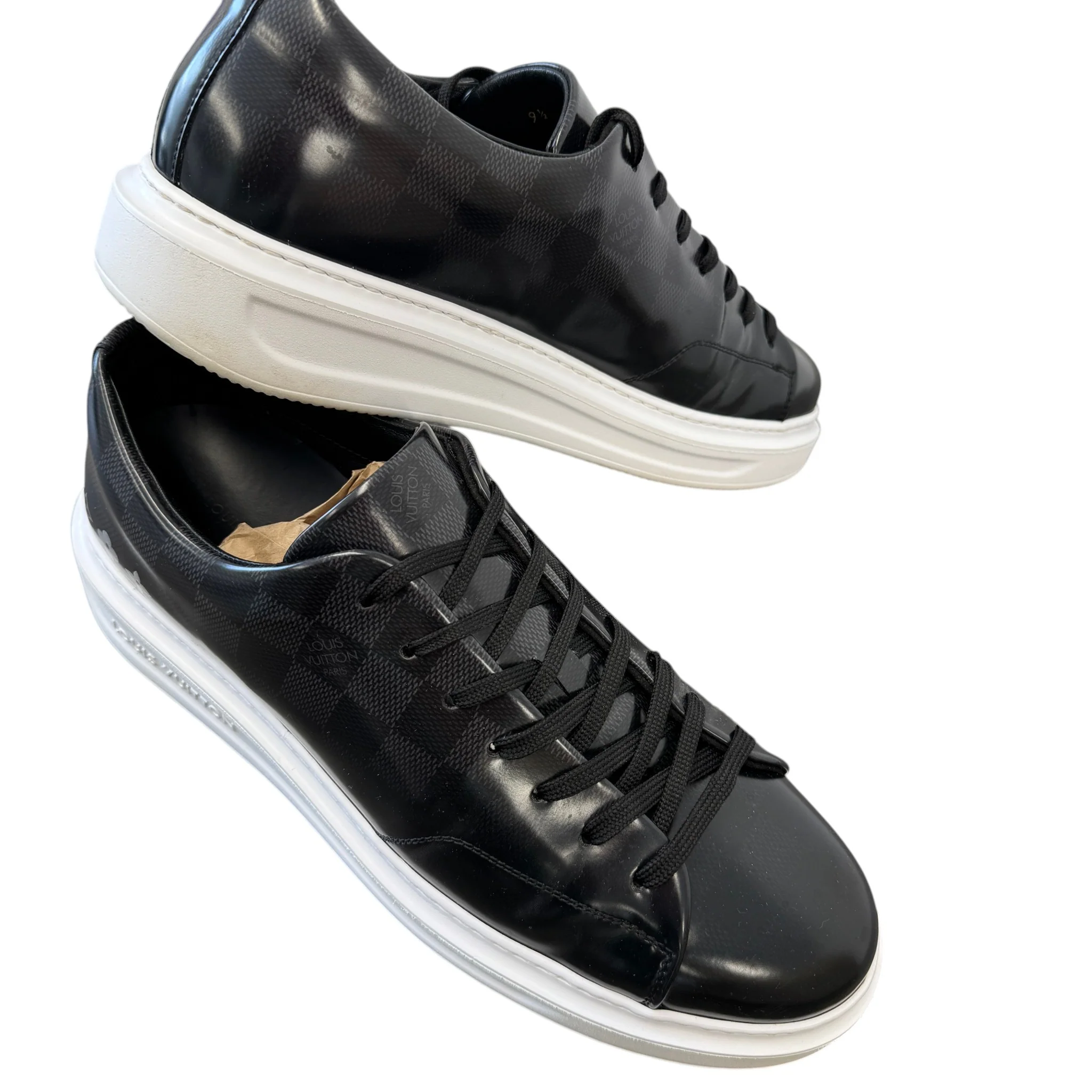 Men's Beverly Hills Low Trainers Black Size EU 43.5 / UK 9.5 - Image 10