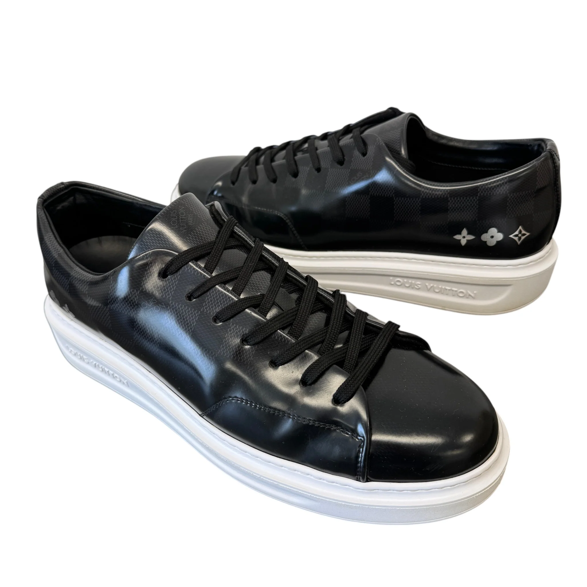 Men's Beverly Hills Low Trainers Black Size EU 43.5 / UK 9.5 - Image 3
