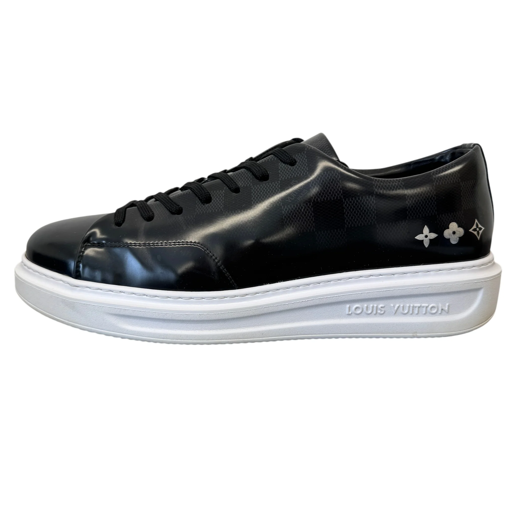 Men's Beverly Hills Low Trainers Black Size EU 43.5 / UK 9.5 - Image 4