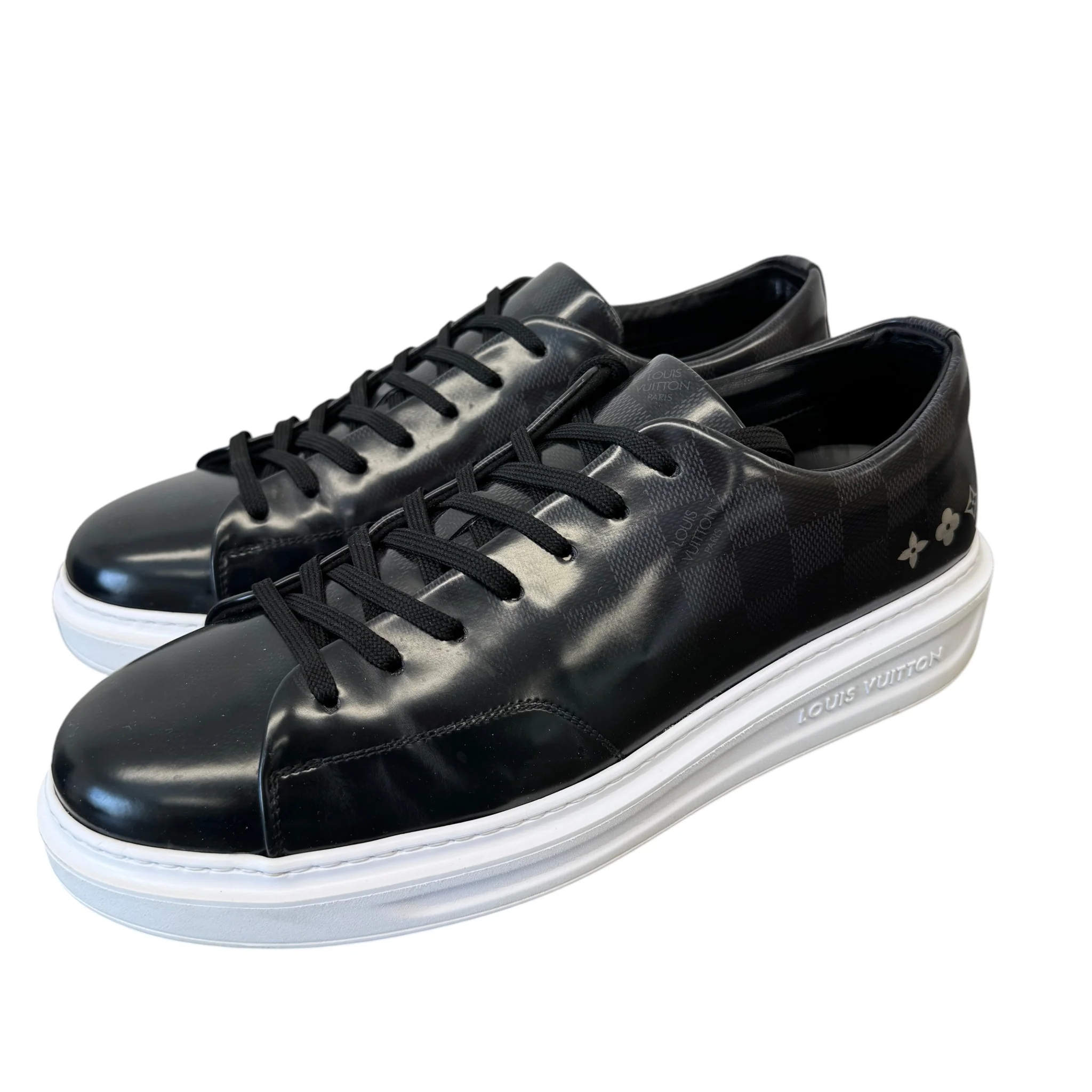 Men's Beverly Hills Low Trainers Black Size EU 43.5 / UK 9.5 - Image 7