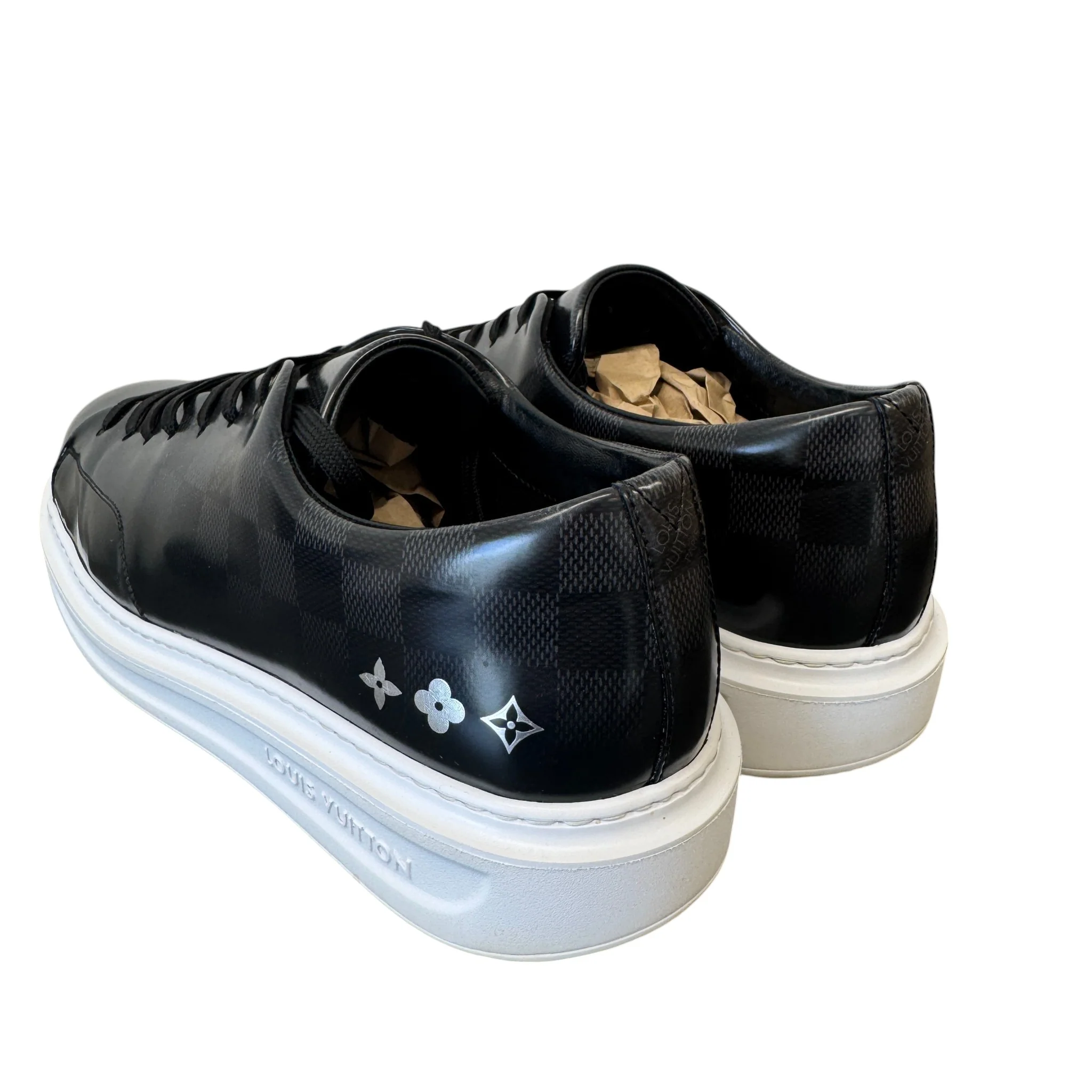 Men's Beverly Hills Low Trainers Black Size EU 43.5 / UK 9.5 - Image 8