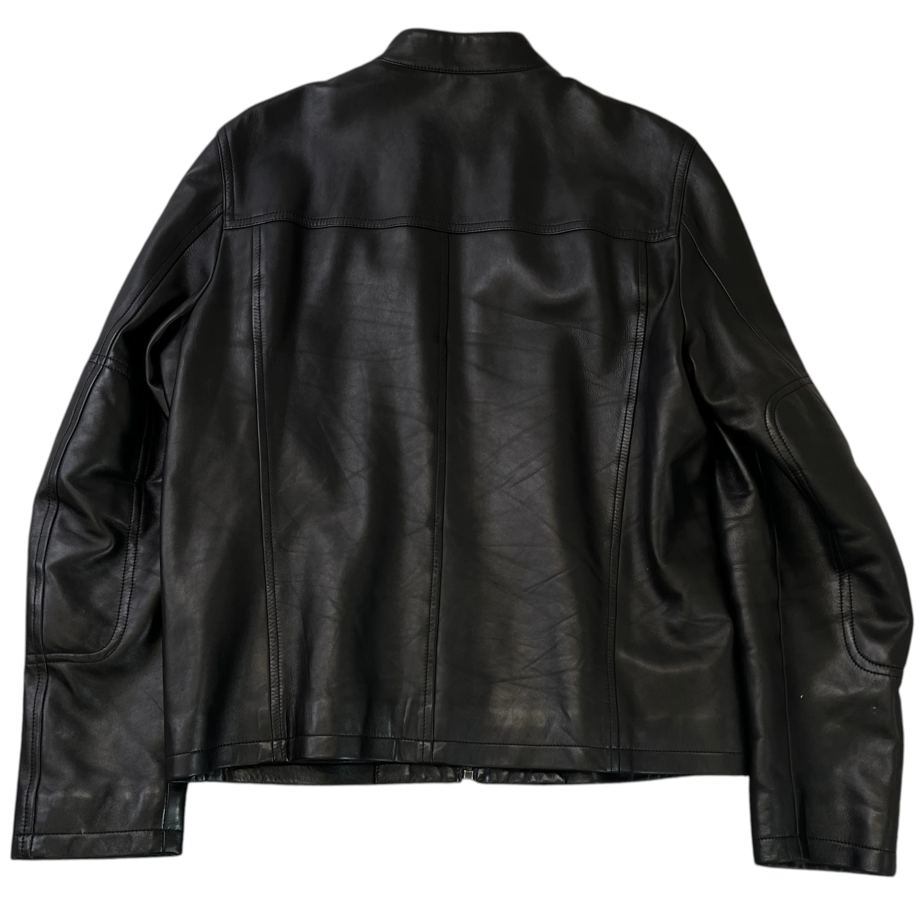 Men's Biker Jacket Black Size IT 52 / XL - Image 2
