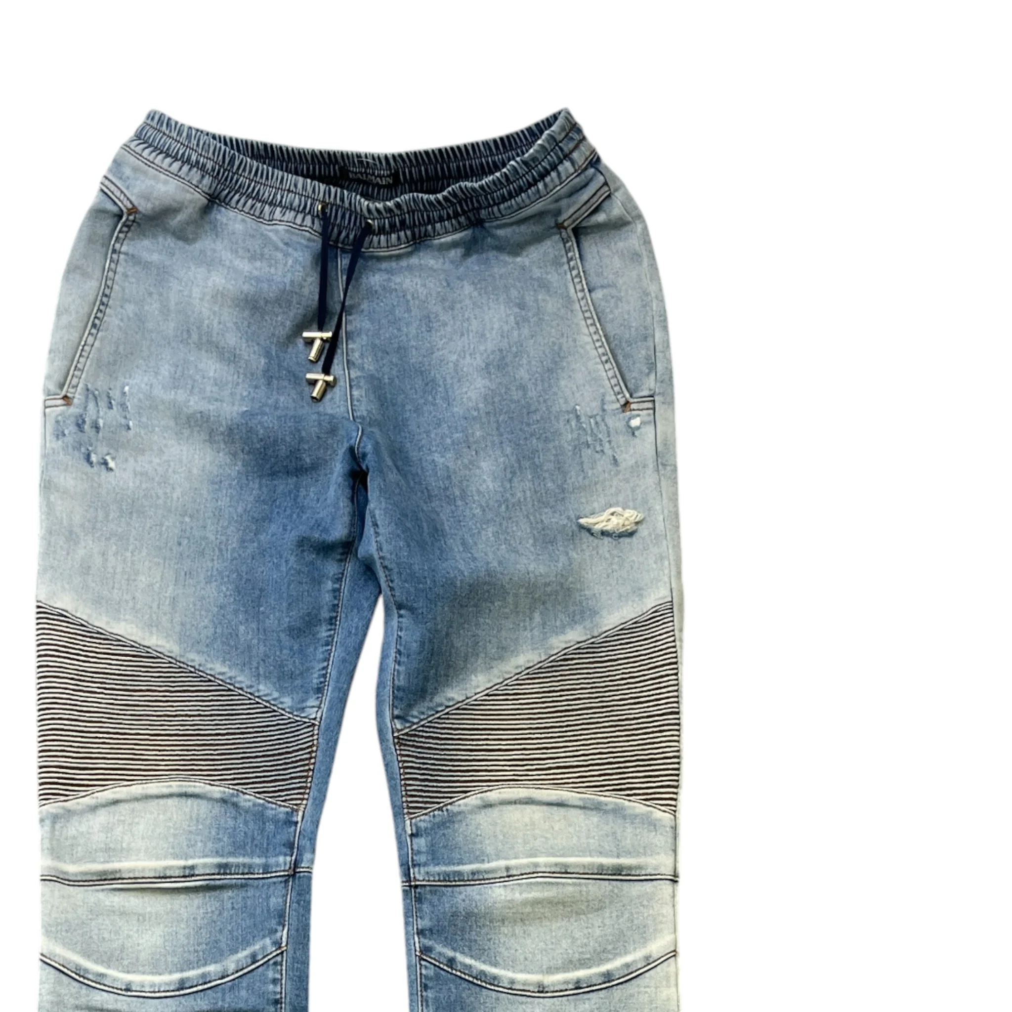 Men's Biker Joggers Blue Size S - Image 3