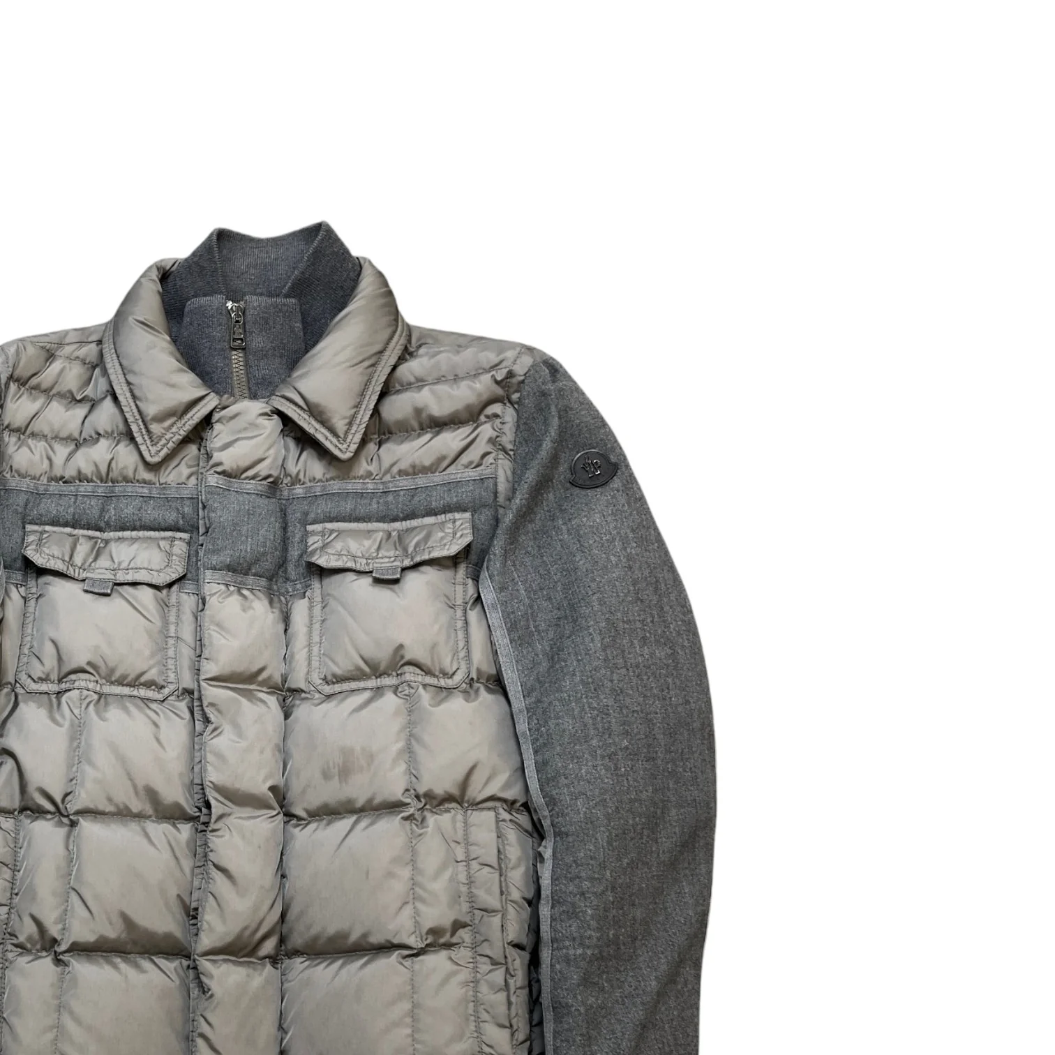 Men's Blais Down Jacket Grey Size 4 / XL - Image 3