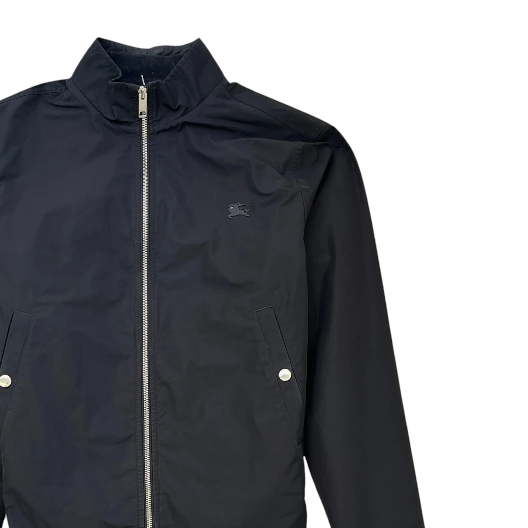 Men's Bomber Logo Jacket Black Size M - Image 3