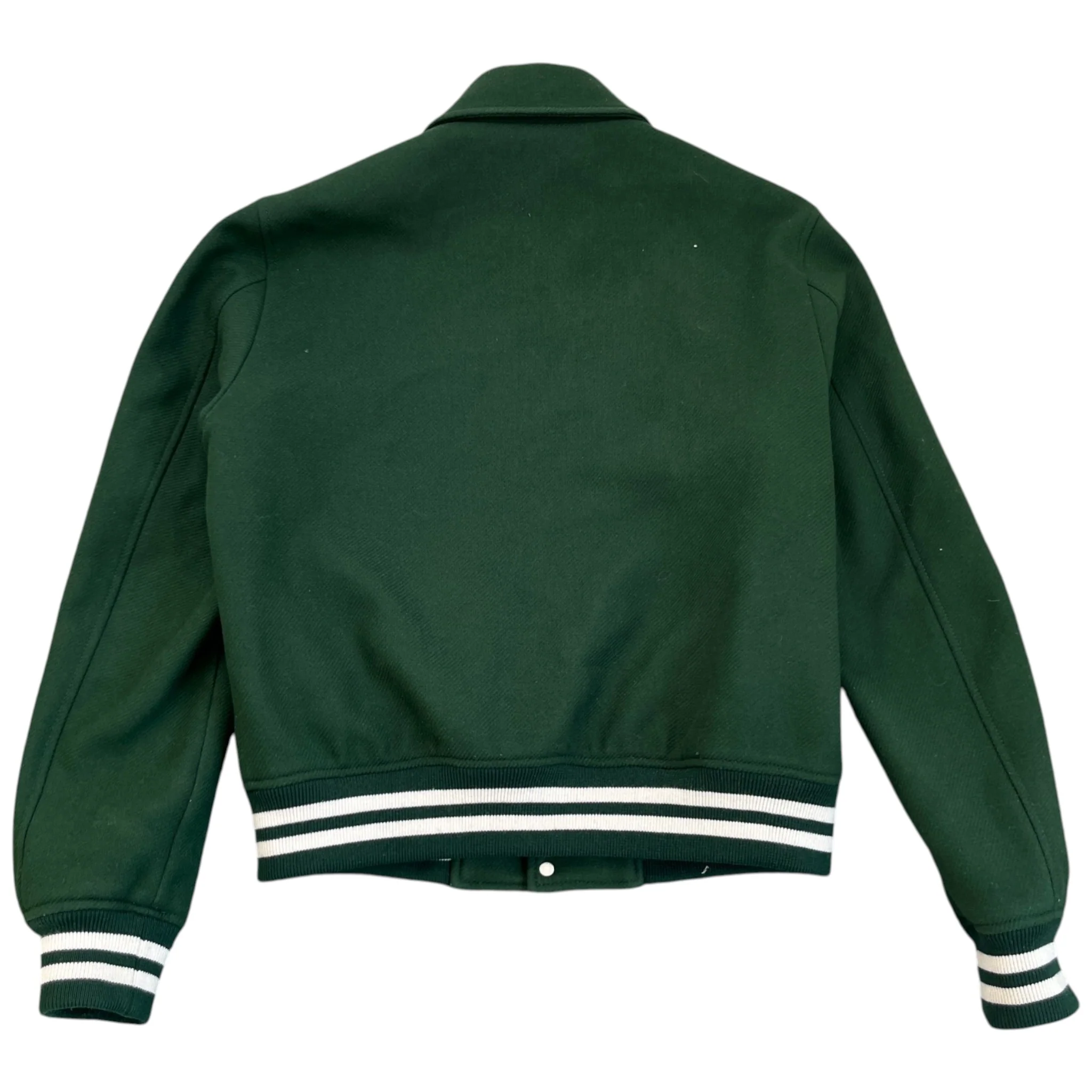 Men's Bones Wool Bomber Jacket Green Size IT 48 / M - Image 2