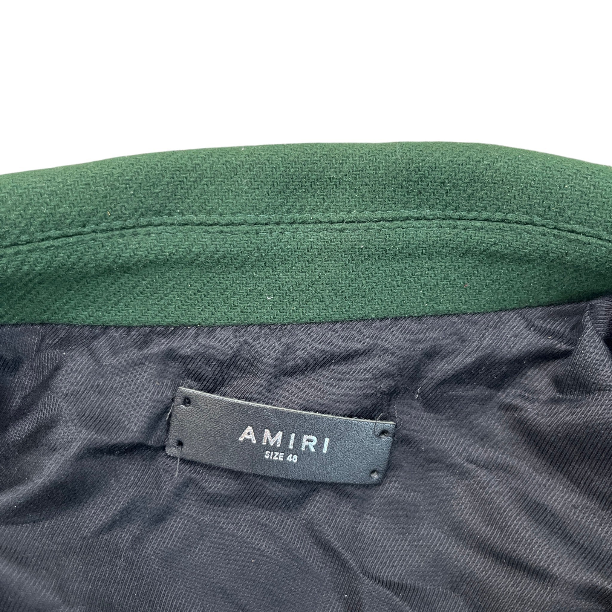 Men's Bones Wool Bomber Jacket Green Size IT 48 / M - Image 7