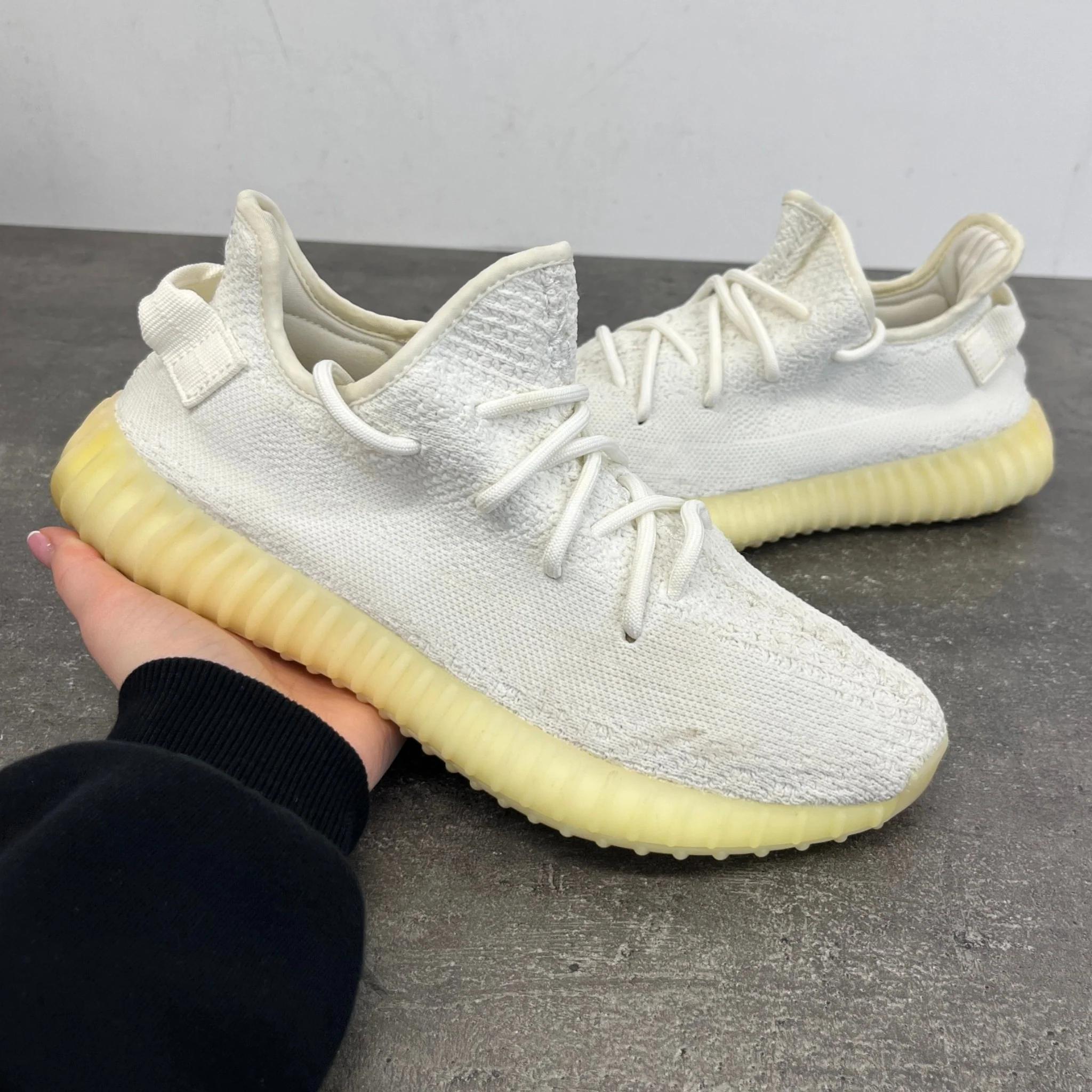 Men's Boost 350 V2 Low Trainers White Size EU 41.5 / UK 7.5 - Image 13