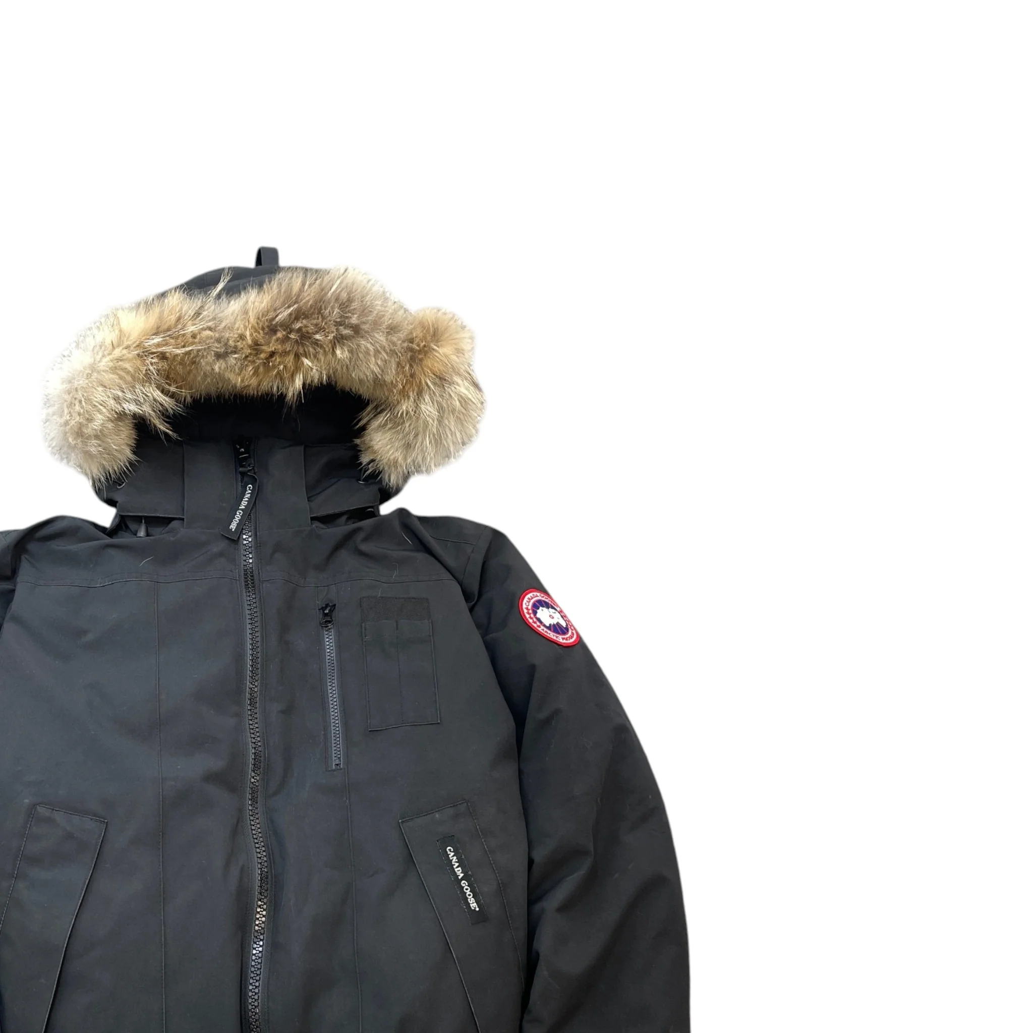 Men's Borden Bomber Down Jacket Black Size S - Image 3