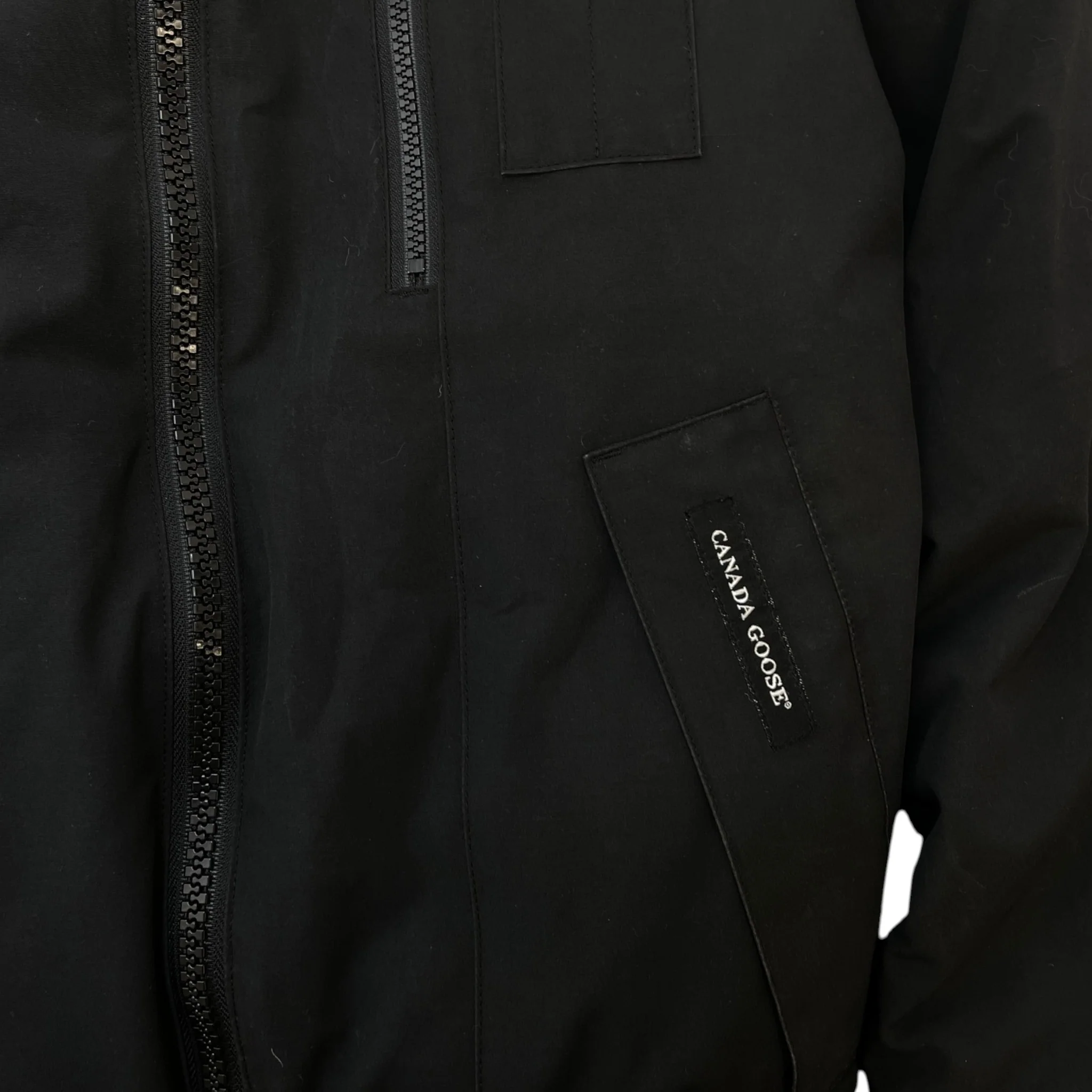 Men's Borden Bomber Down Jacket Black Size S - Image 7