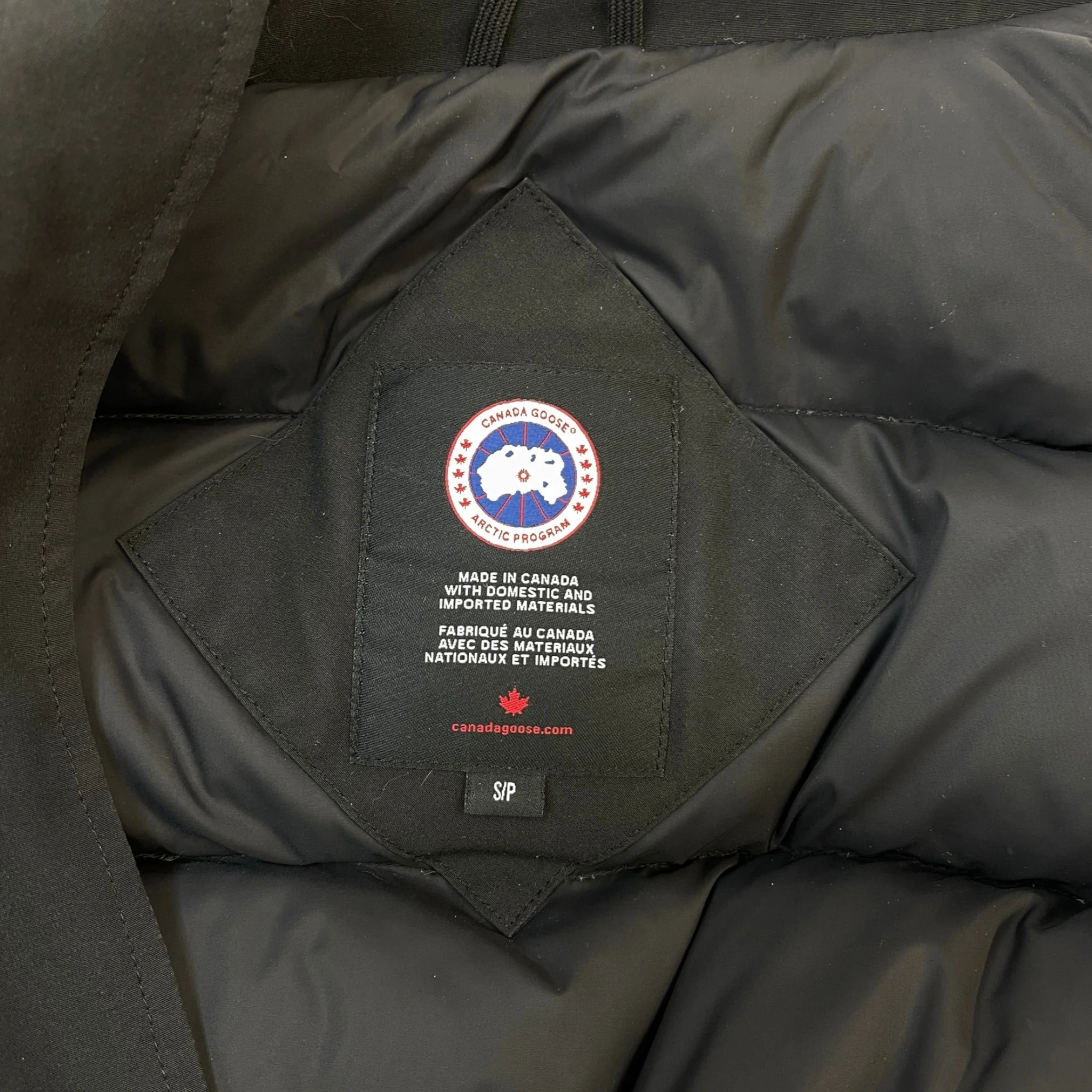 Men's Borden Bomber Down Jacket Black Size S - Image 9