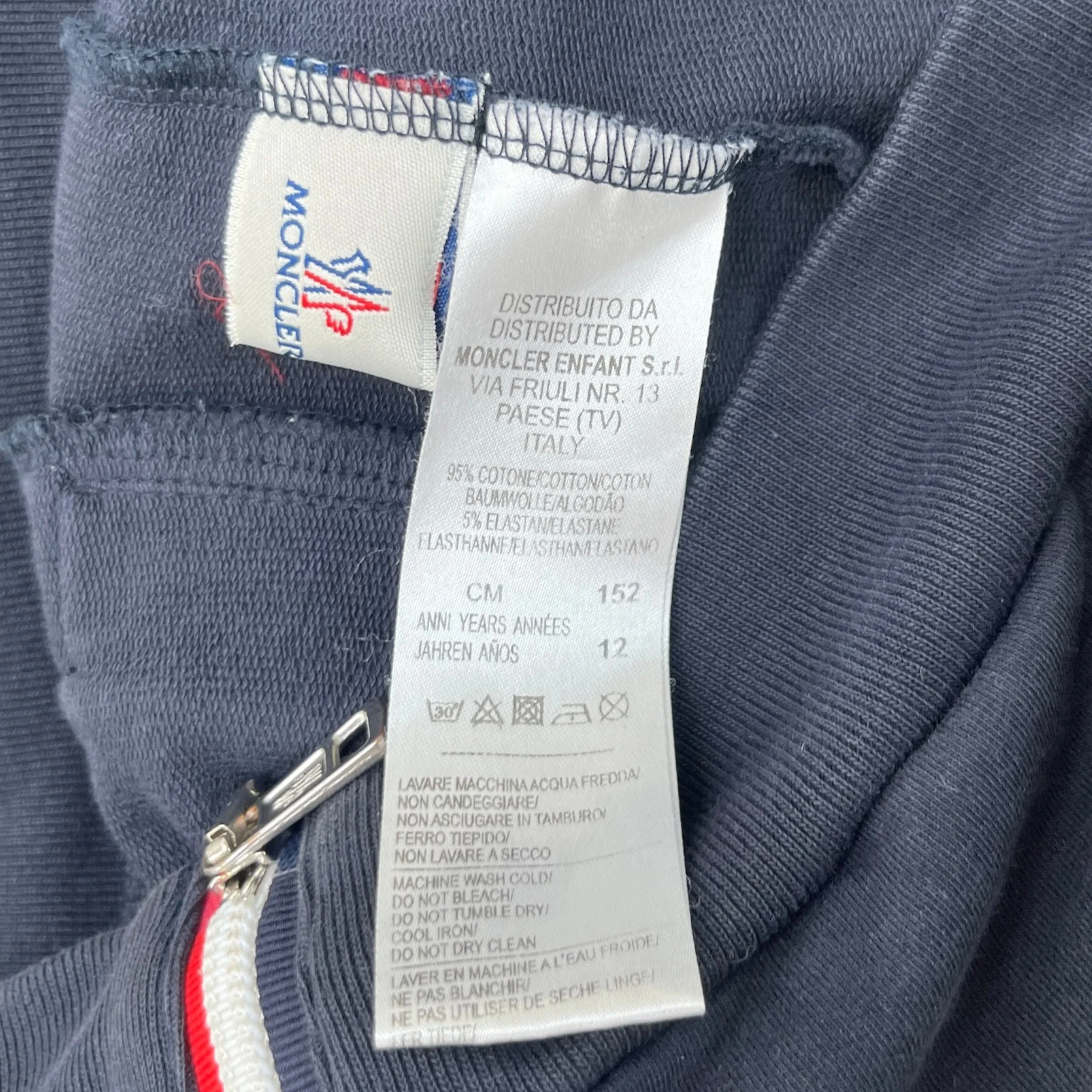 Men's Boys Age 12 Maglia Jacket Navy Size Junior Age 12 - Image 6