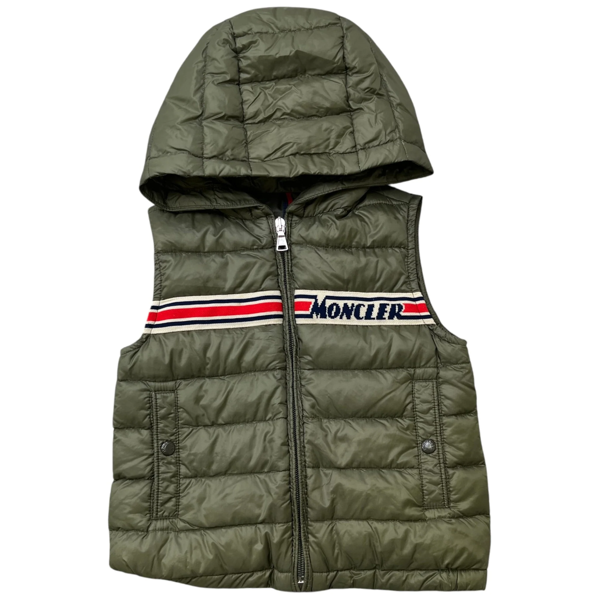 Men's Boys Age 4 Bargy Gilet Khaki Size XXS