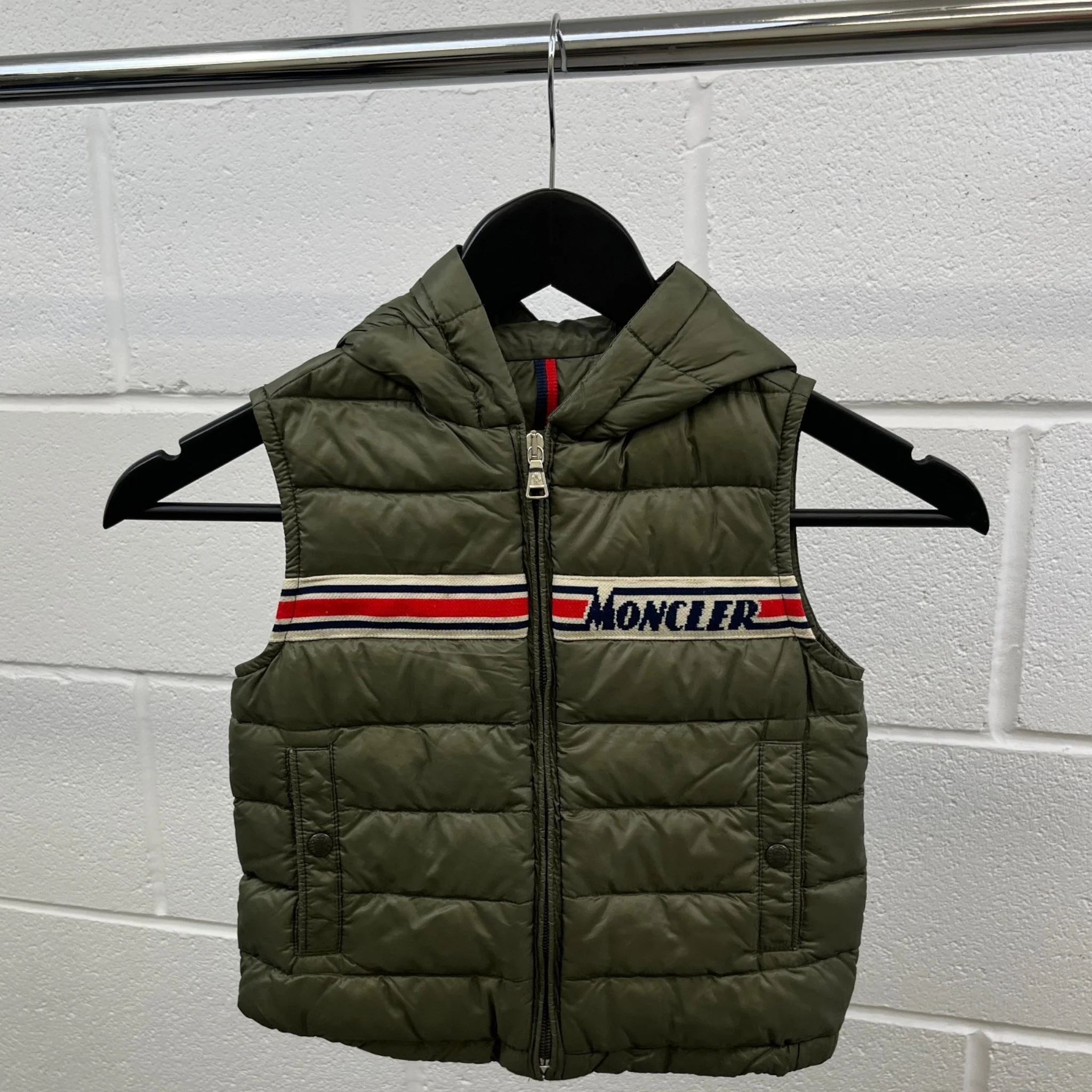 Men's Boys Age 4 Bargy Gilet Khaki Size XXS - Image 11