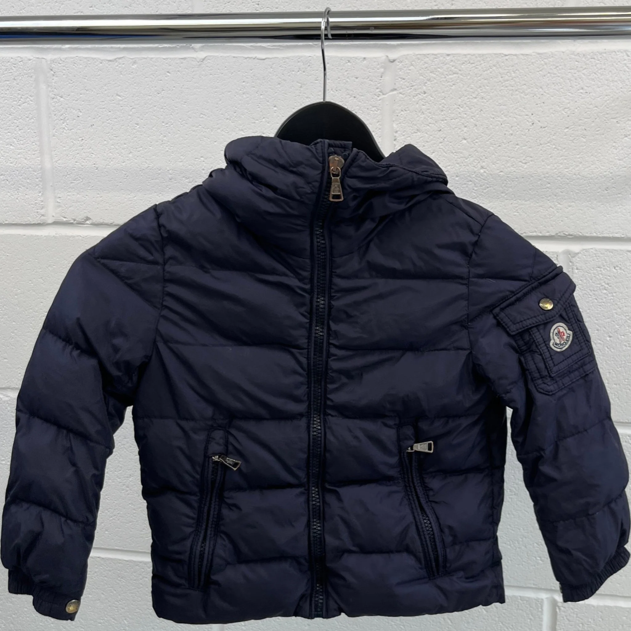 Men's Boys Age 4 Byron Down Jacket Navy Size XXS - Image 11