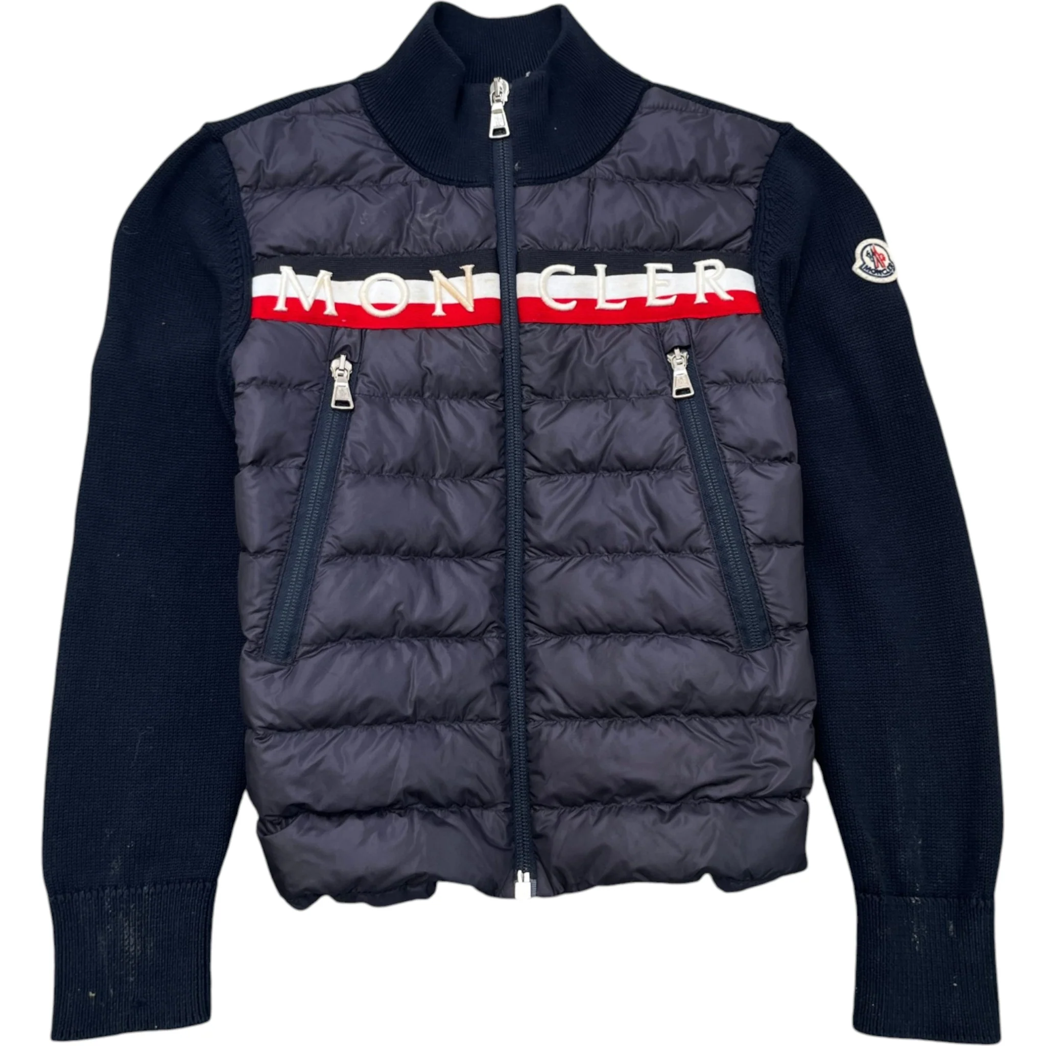 Men's Boys Age 8 Maglia Down Jacket Navy Size XXS