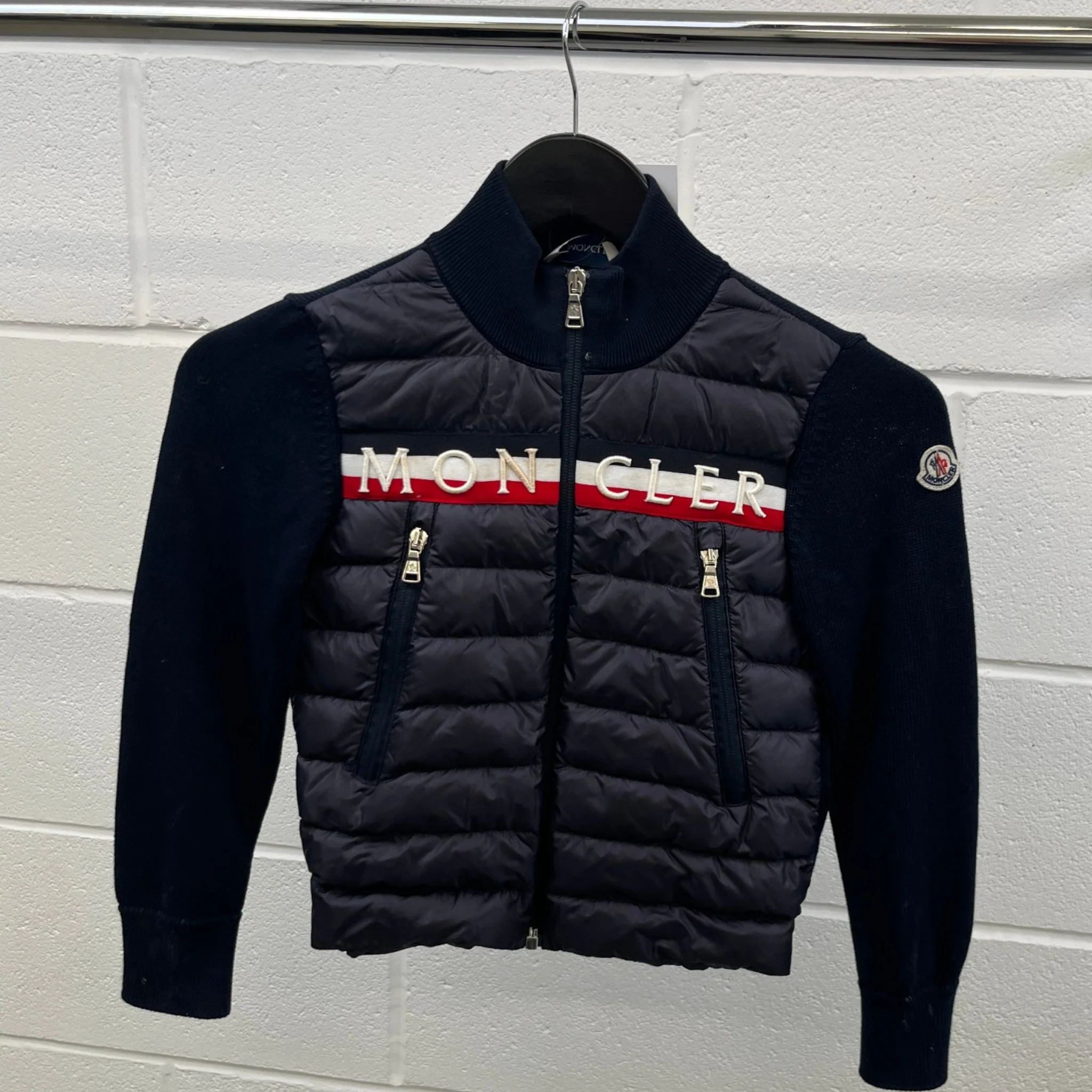 Men's Boys Age 8 Maglia Down Jacket Navy Size XXS - Image 10